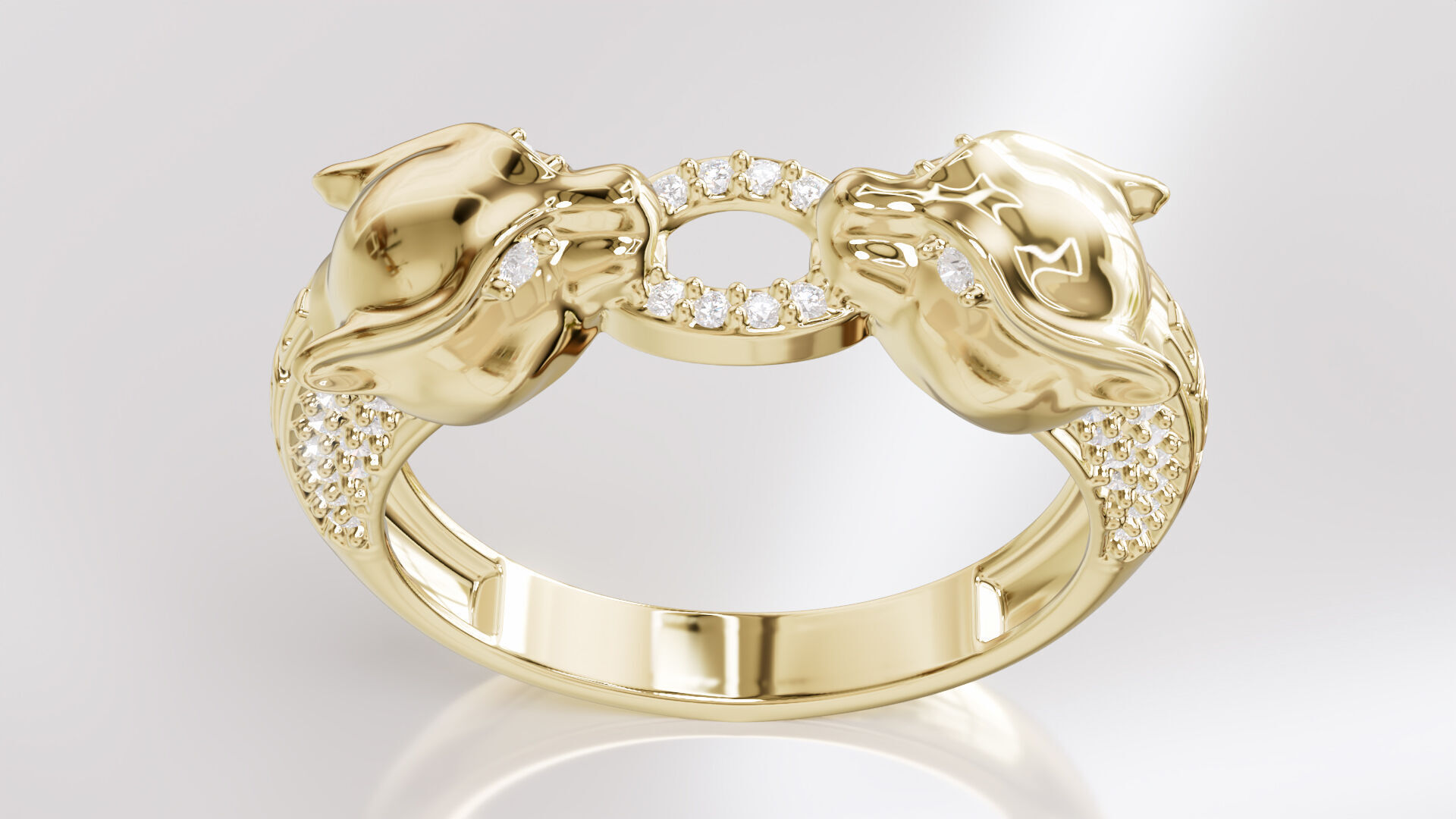 Jewelry Diamond Ring Model RG89 Free 3D print model_1