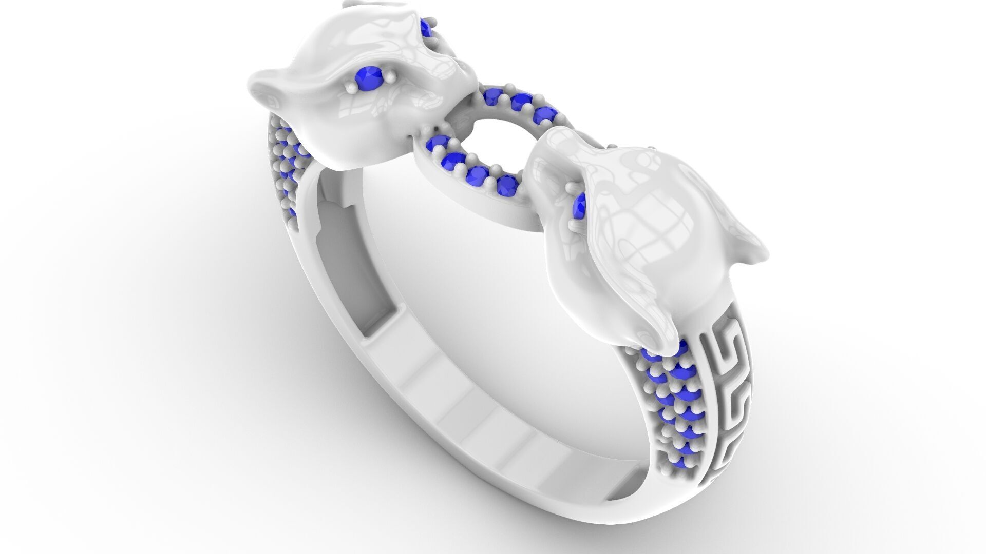 Jewelry Diamond Ring Model RG89 Free 3D print model_2