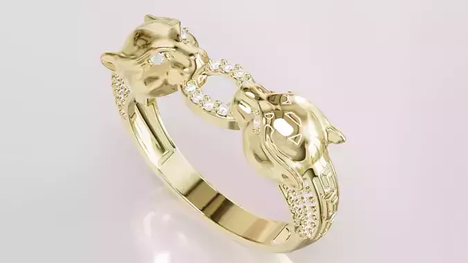 Jewelry Diamond Ring Model RG89 Free 3D print model