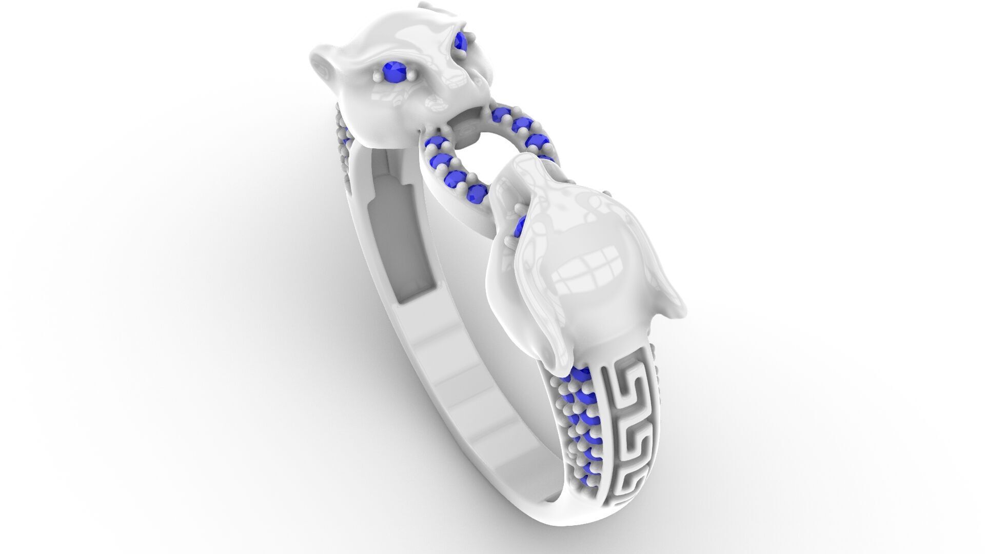 Jewelry Diamond Ring Model RG89 Free 3D print model_3