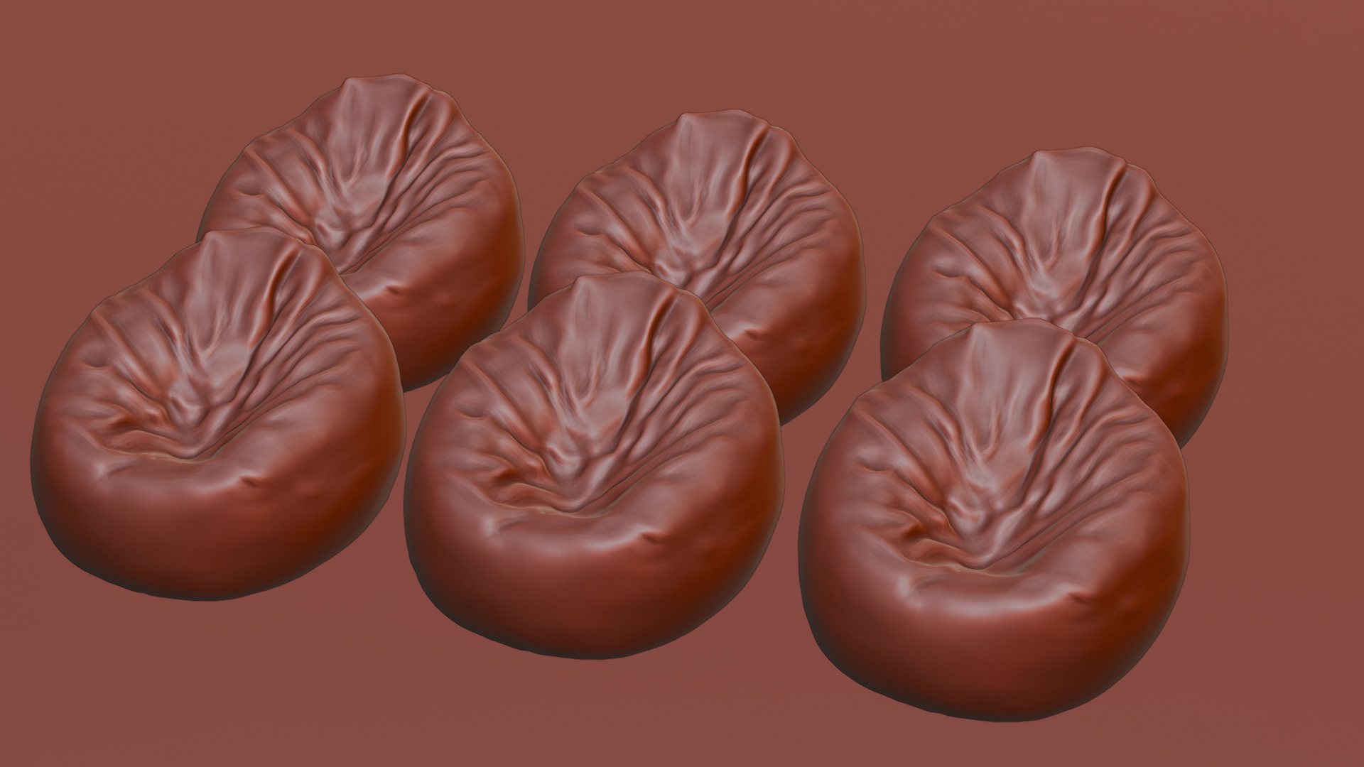 Bean Bag Chair 3D model_57