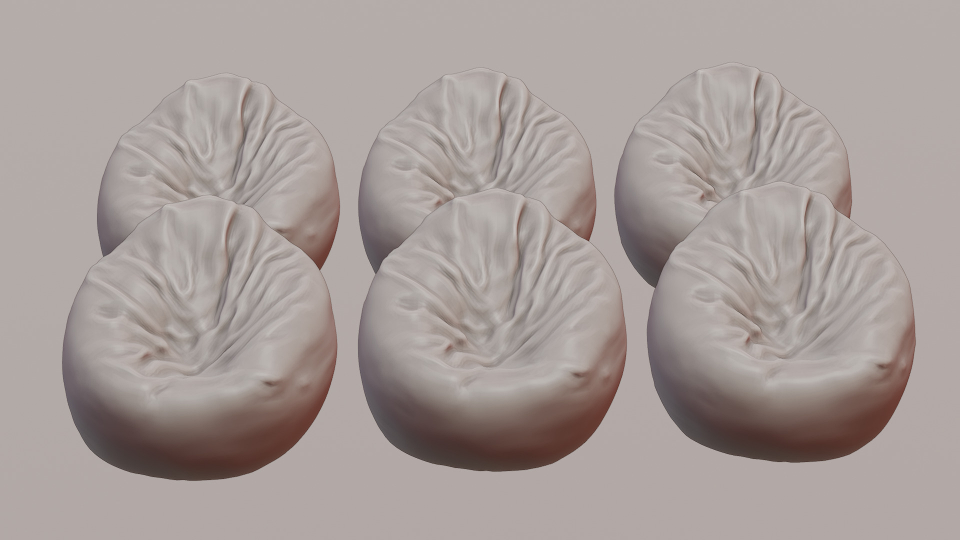 Bean Bag Chair 3D model_49