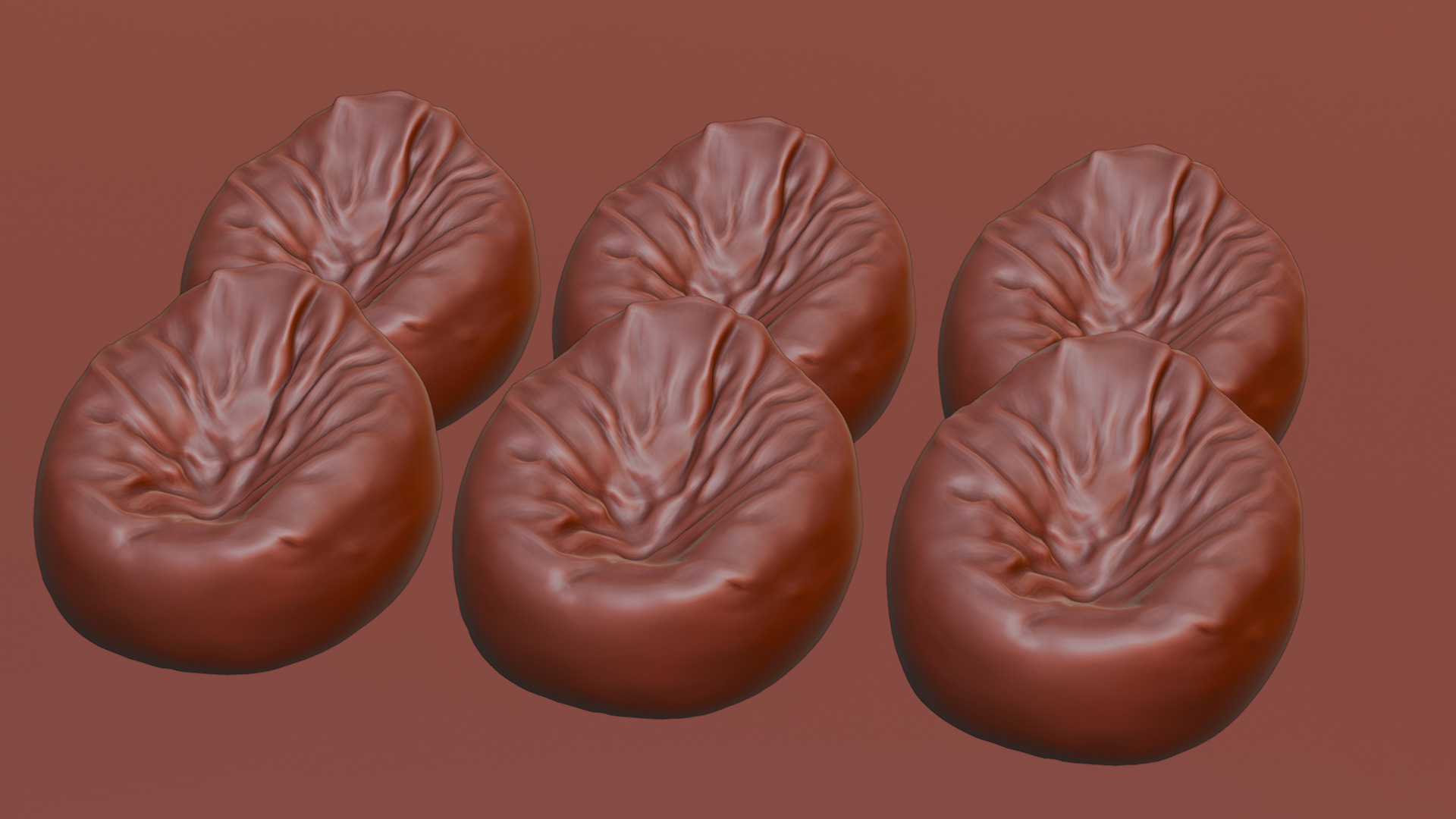 Bean Bag Chair 3D model_52