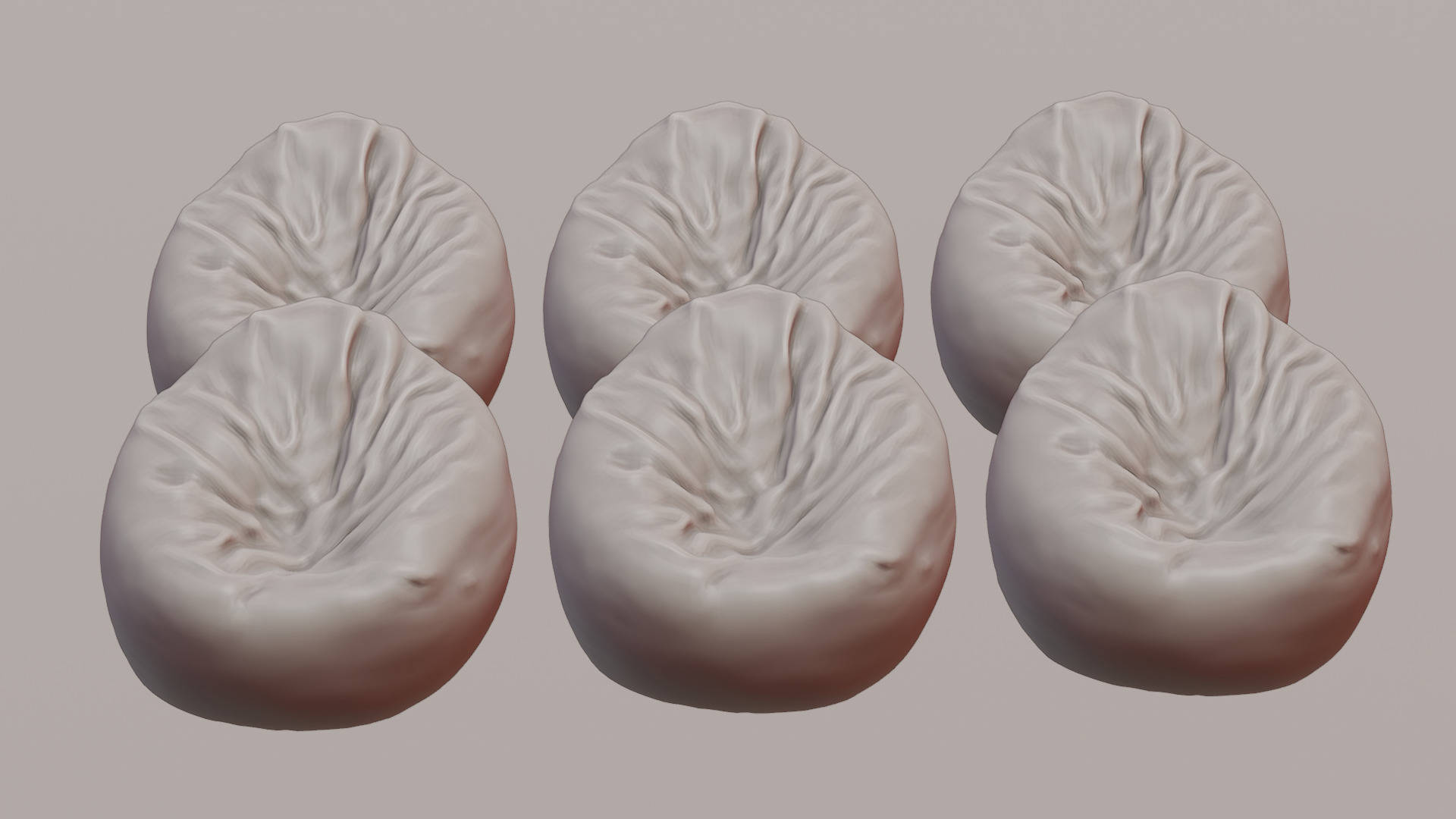 Bean Bag Chair 3D model_48