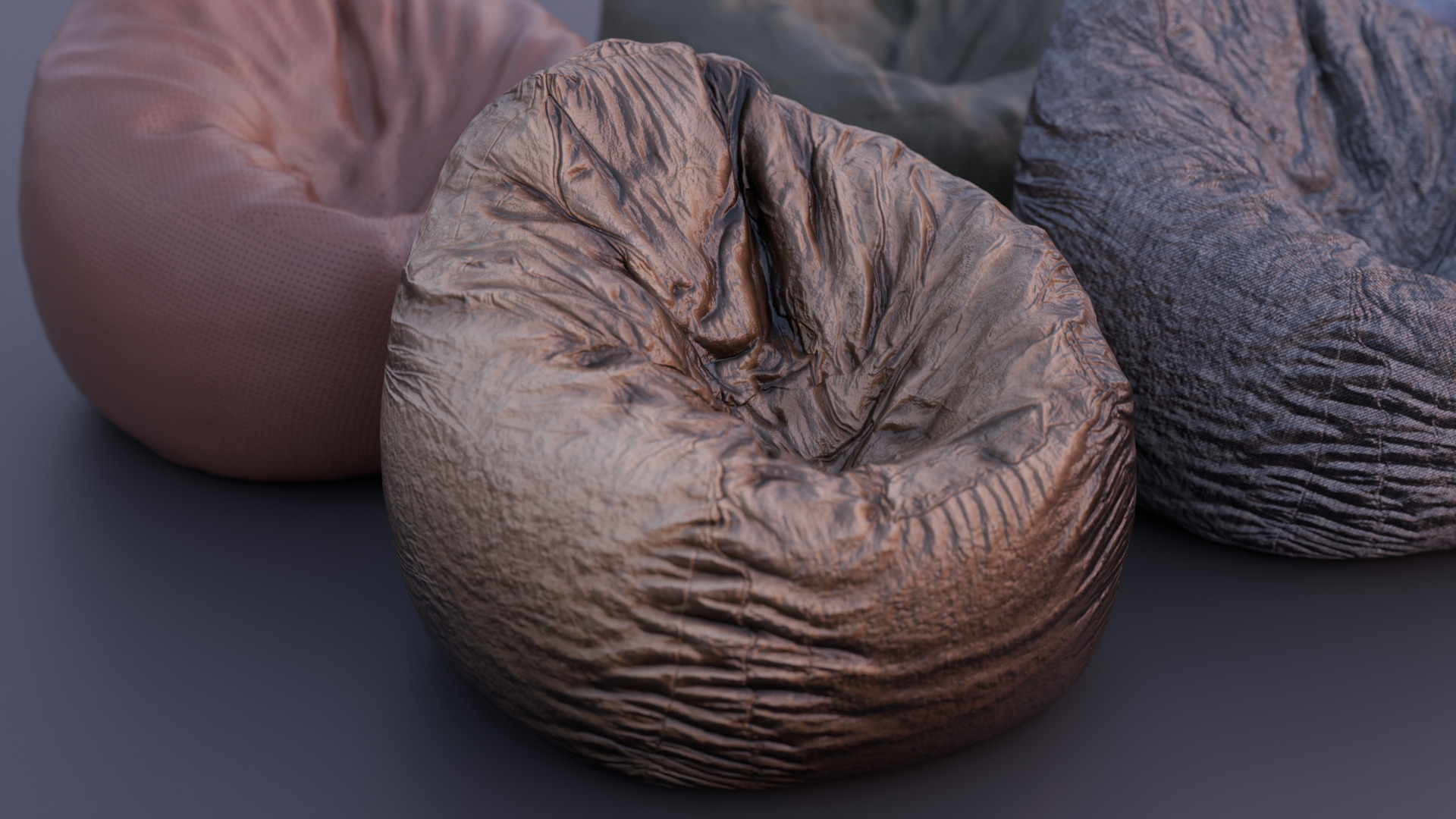 Bean Bag Chair 3D model_3