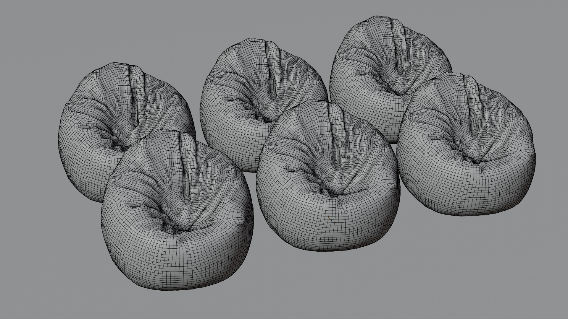 Bean Bag Chair 3D model_46