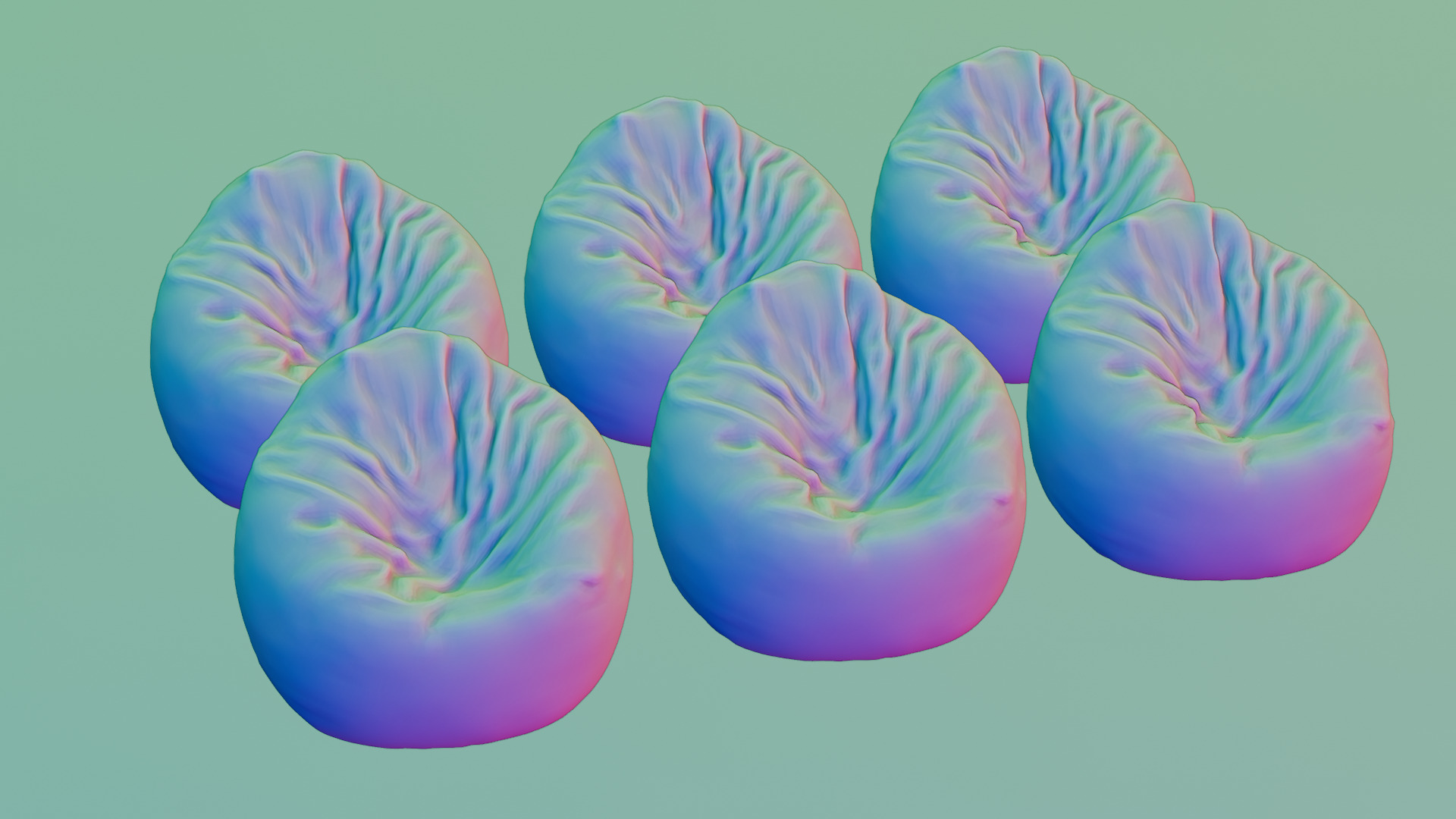 Bean Bag Chair 3D model_51