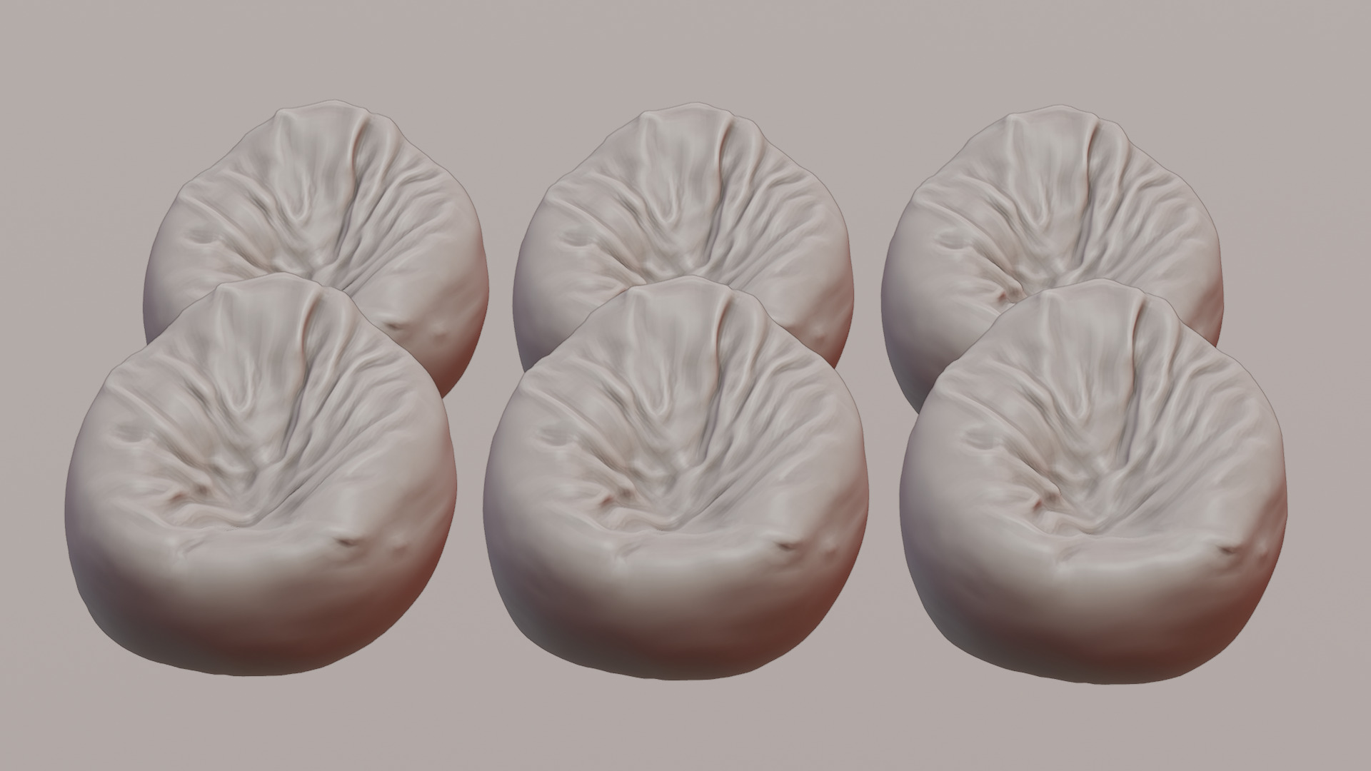 Bean Bag Chair 3D model_50