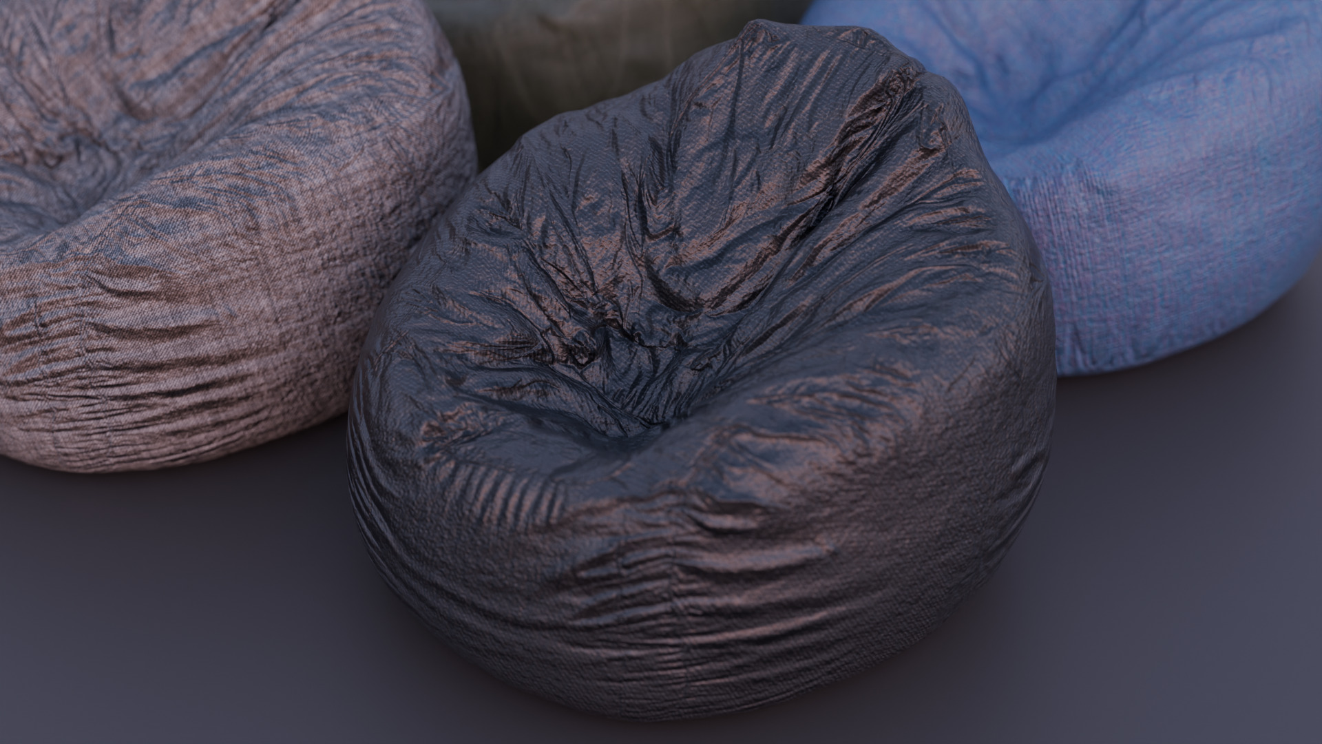 Bean Bag Chair 3D model_5