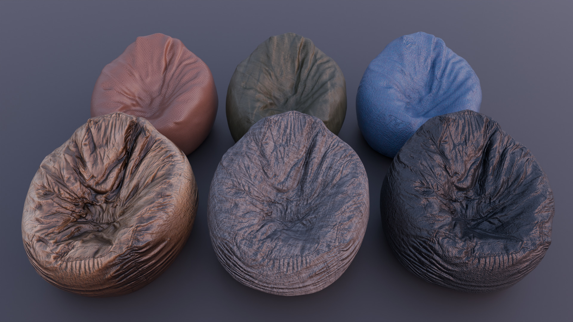 Bean Bag Chair 3D model_1