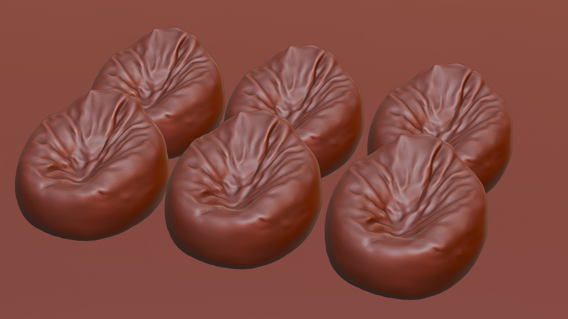 Bean Bag Chair 3D model_54