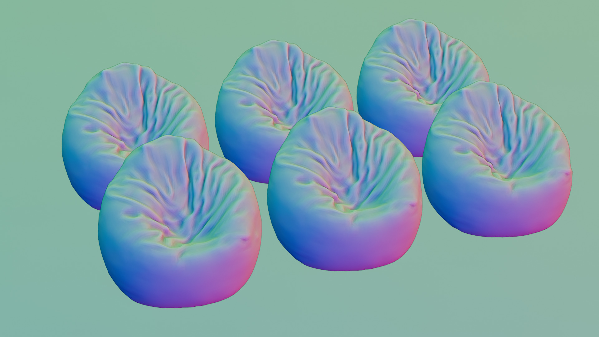 Bean Bag Chair 3D model_55