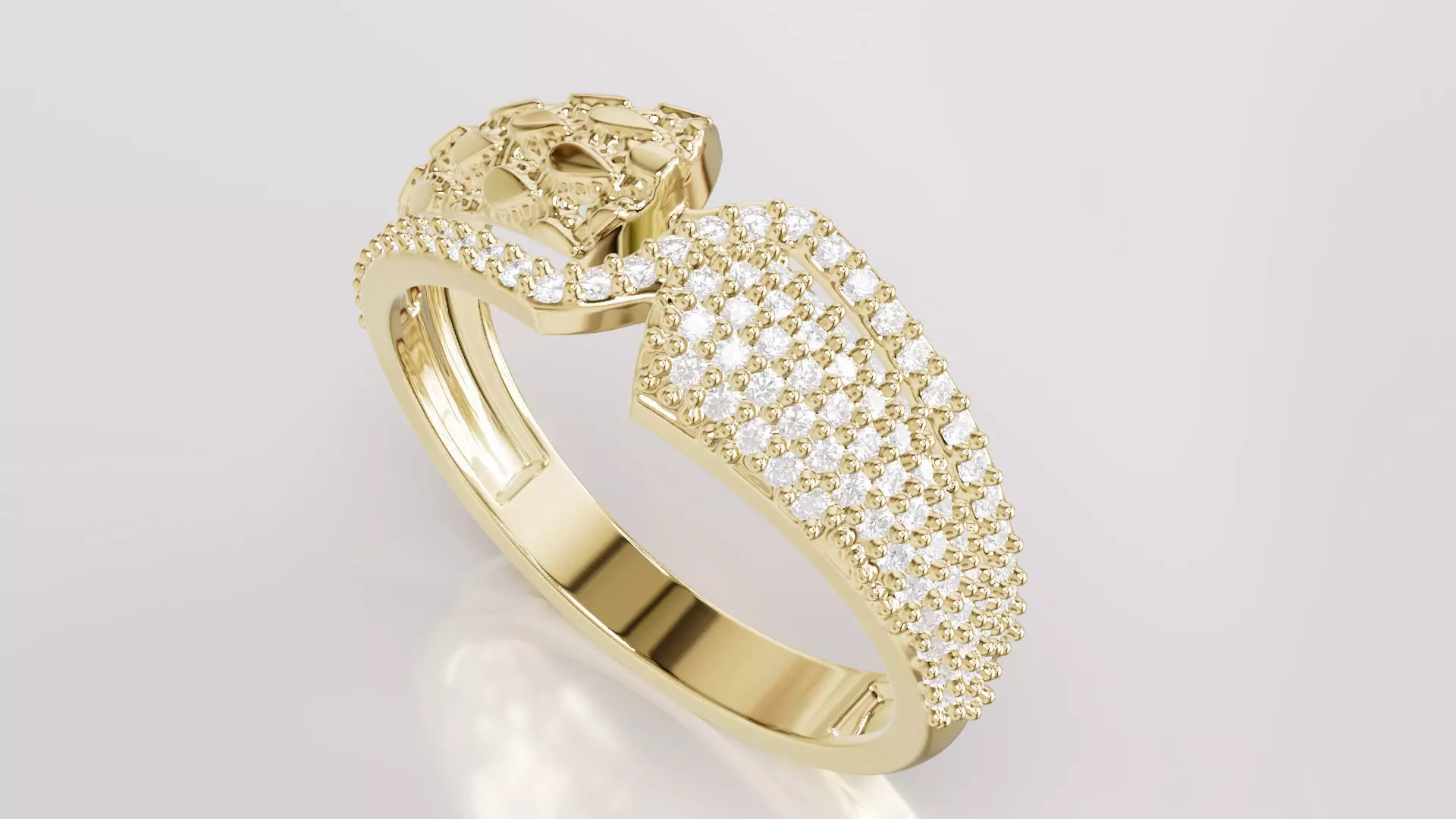 Jewelry Diamond Ring Model RG92 Free 3D print model