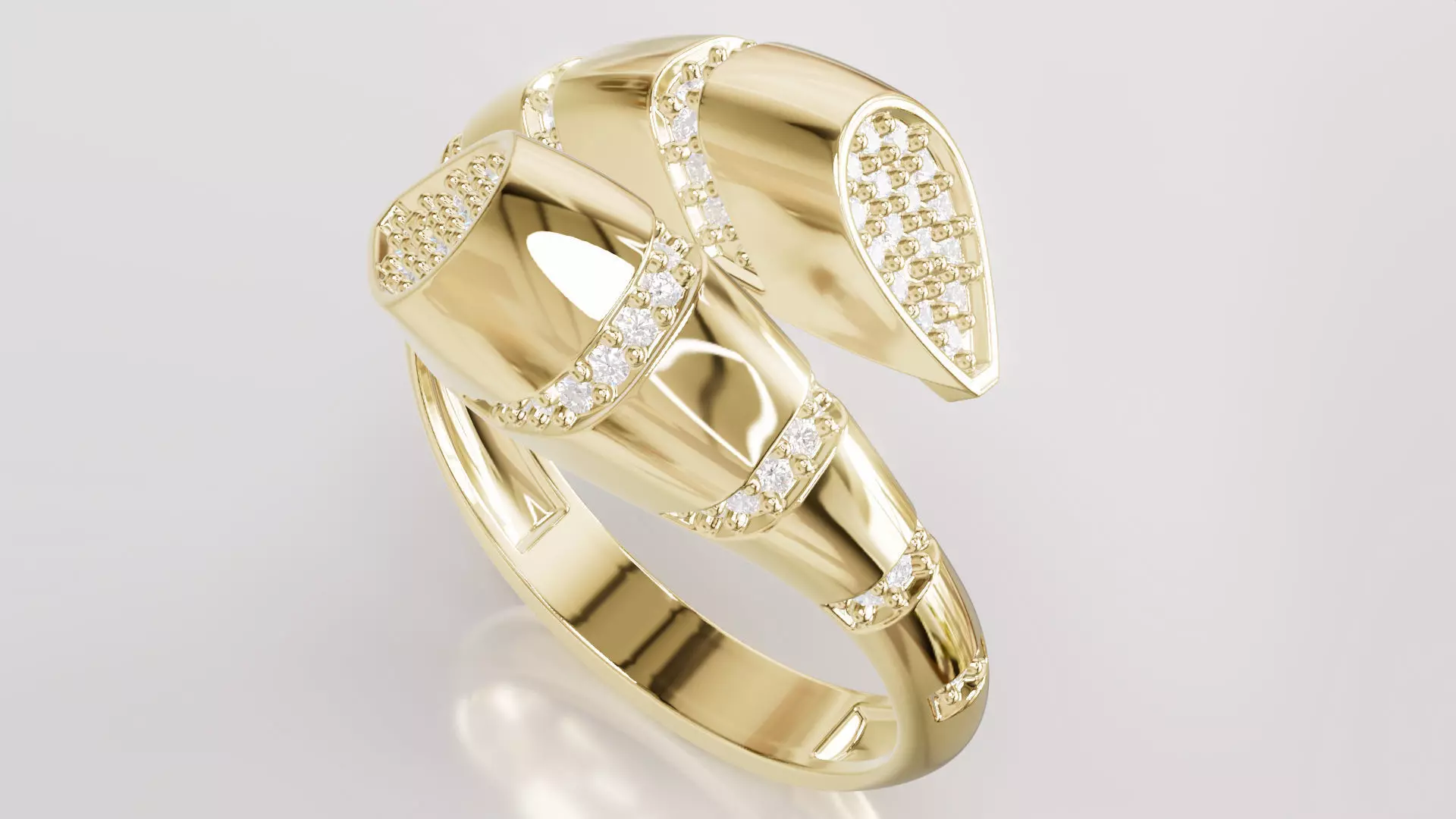 Jewelry Diamond Ring Model RG93 Free 3D print model