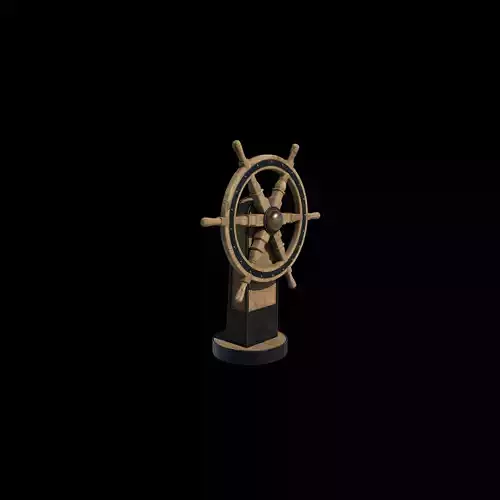 Ship Wheel 3D model