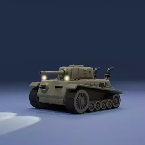 Low Poly Tank