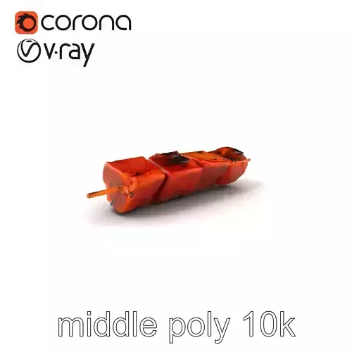 Juicy Beef Kebab Skewer 3D Model Pack Low-poly 3D model