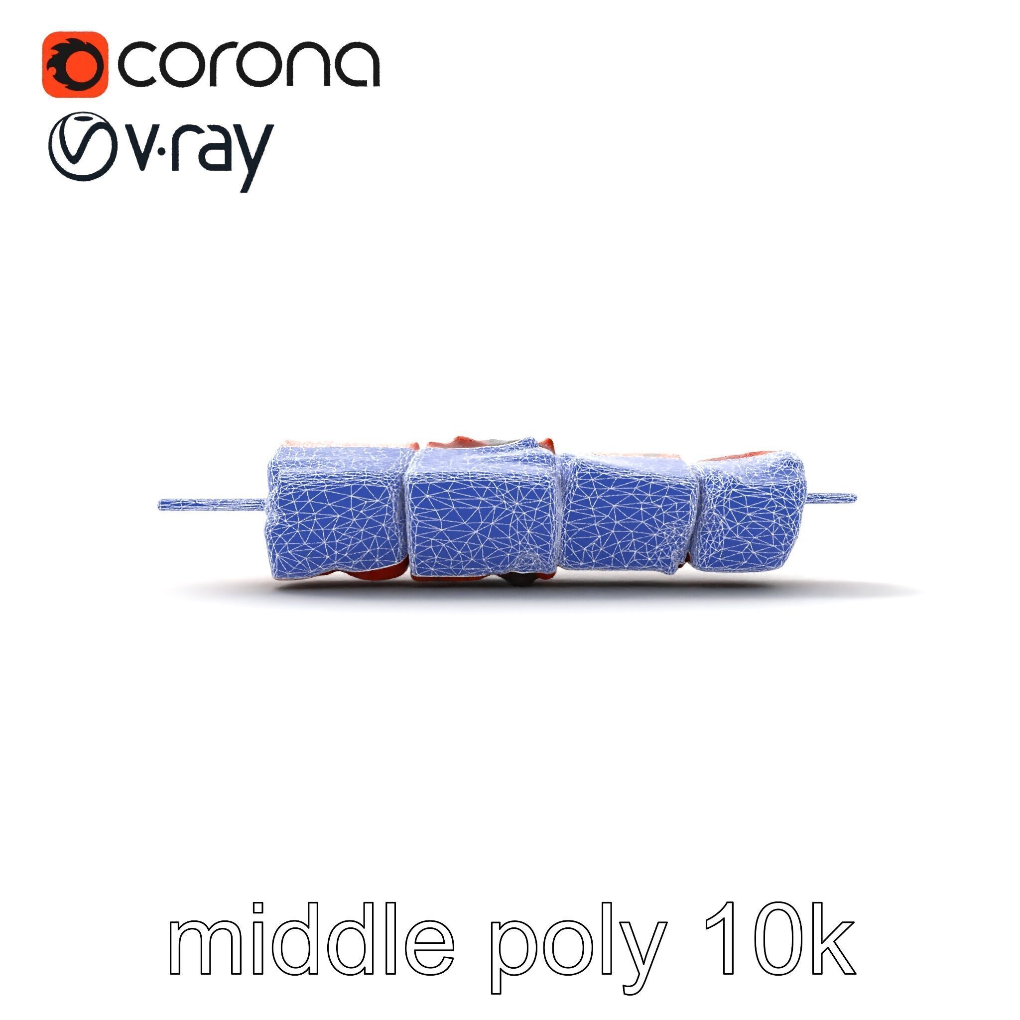 Juicy Beef Kebab Skewer 3D Model Pack Low-poly 3D model_21
