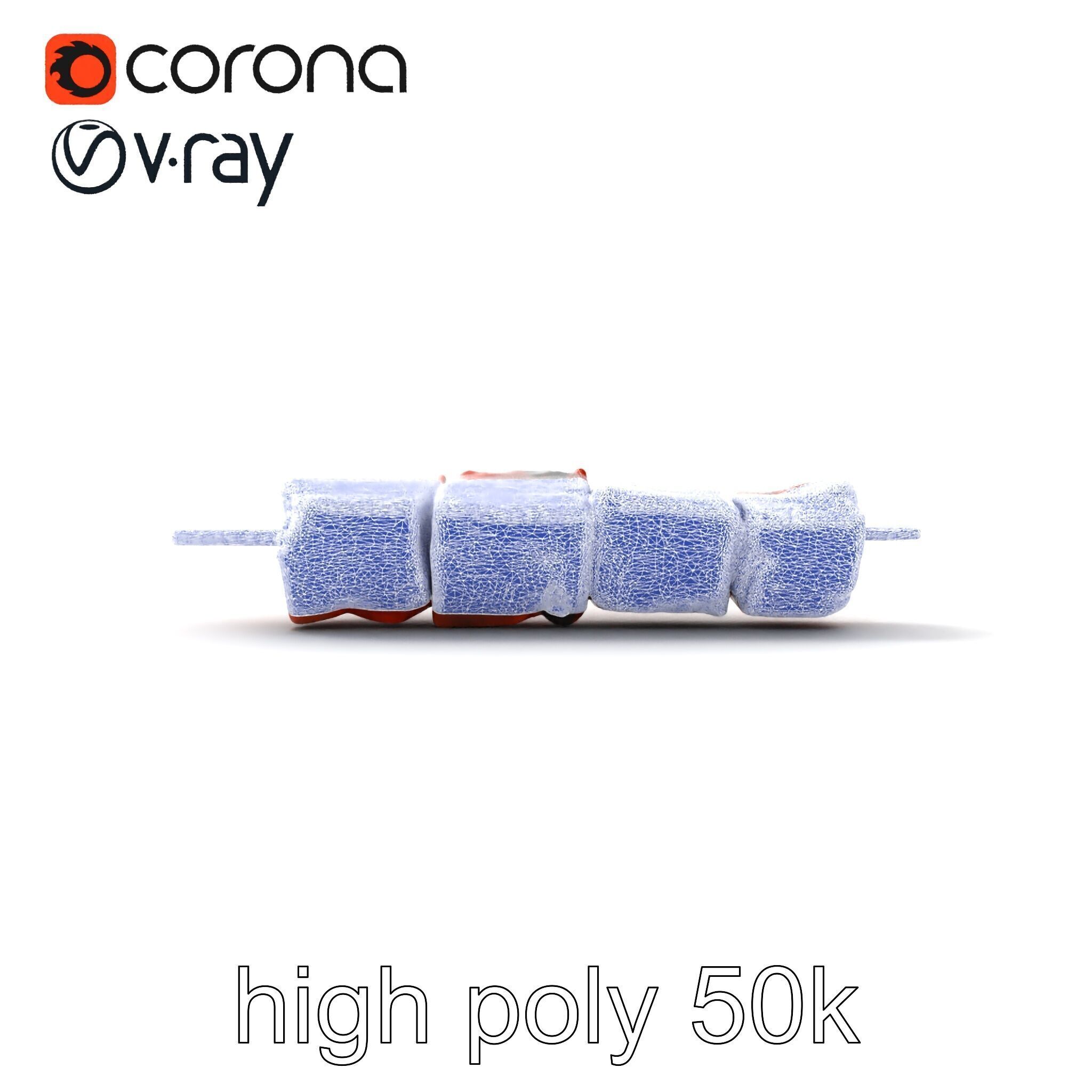 Juicy Beef Kebab Skewer 3D Model Pack Low-poly 3D model_27