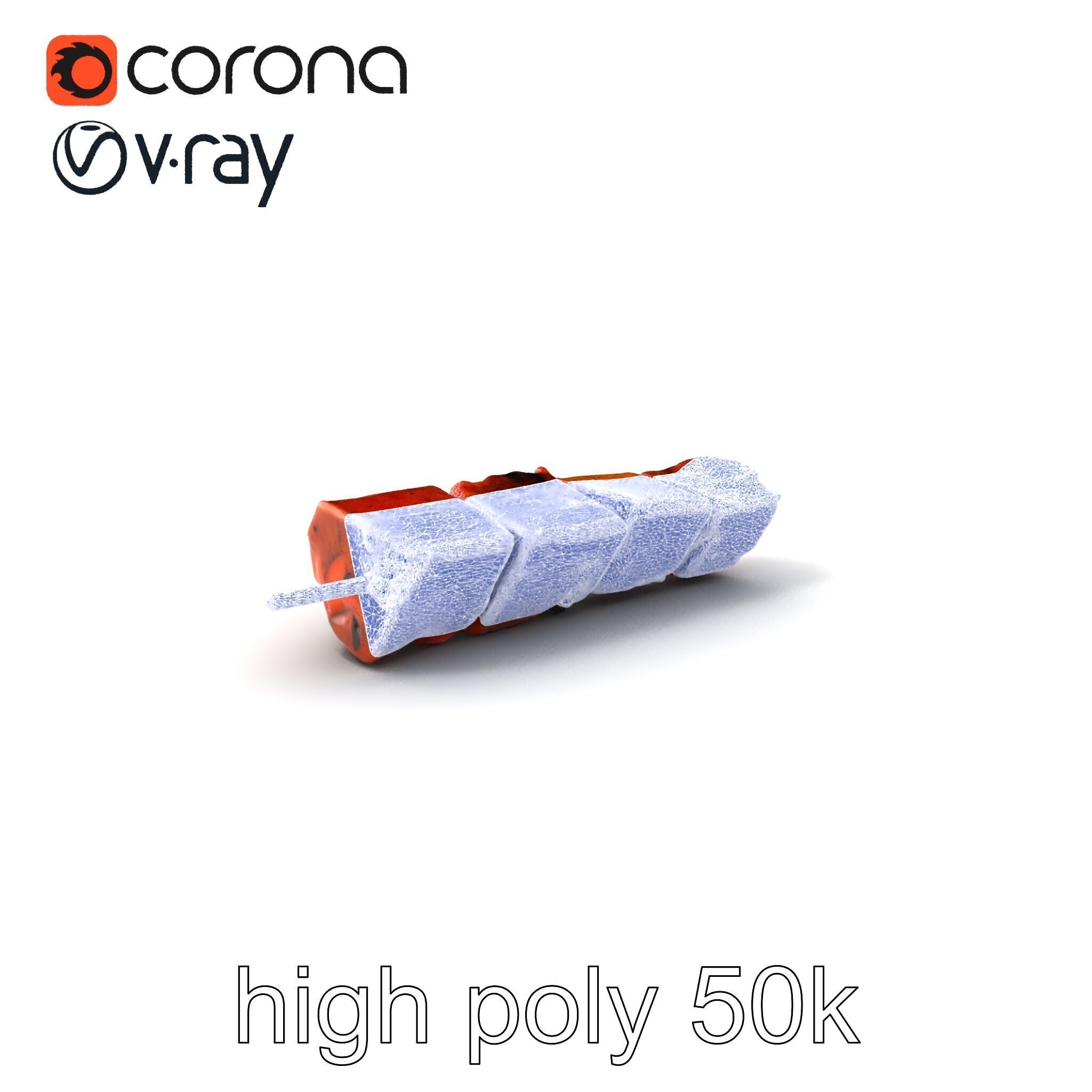 Juicy Beef Kebab Skewer 3D Model Pack Low-poly 3D model_10