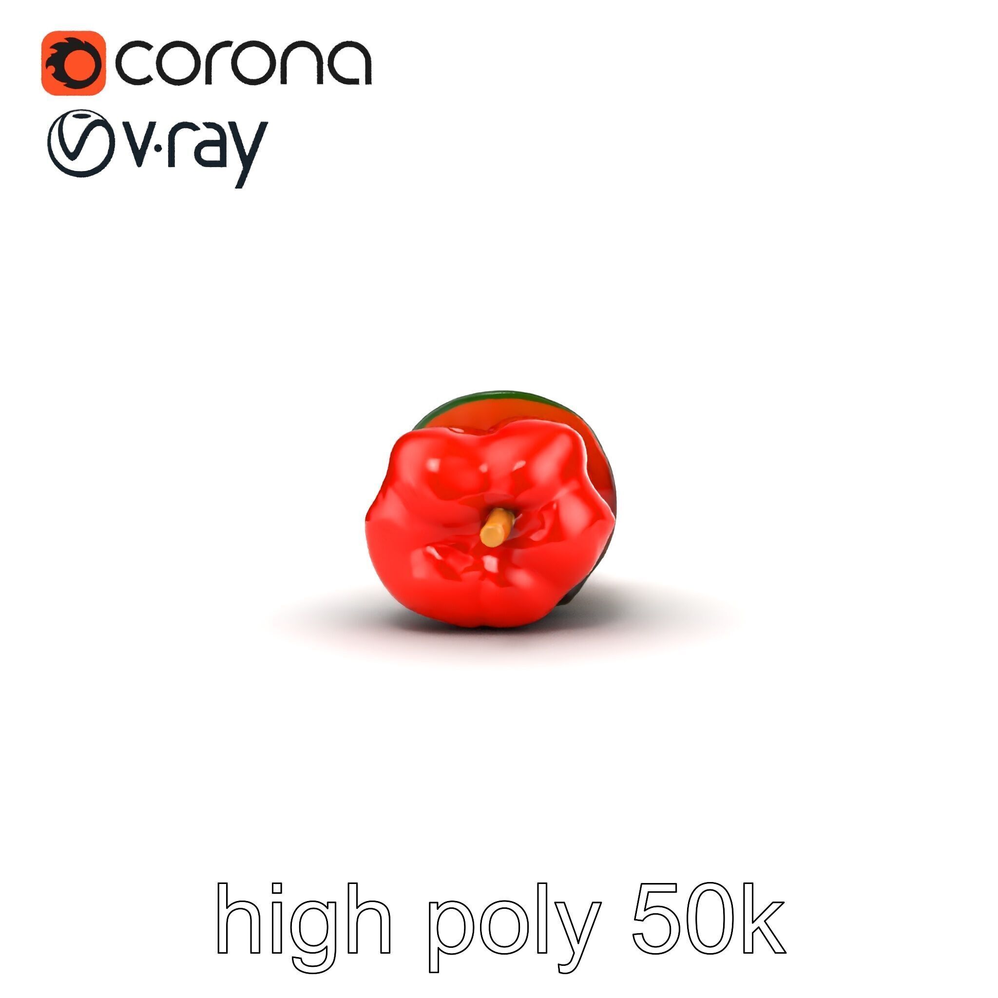 Vegetable Skewer Lifelike Texture model pack Low-poly 3D model_13