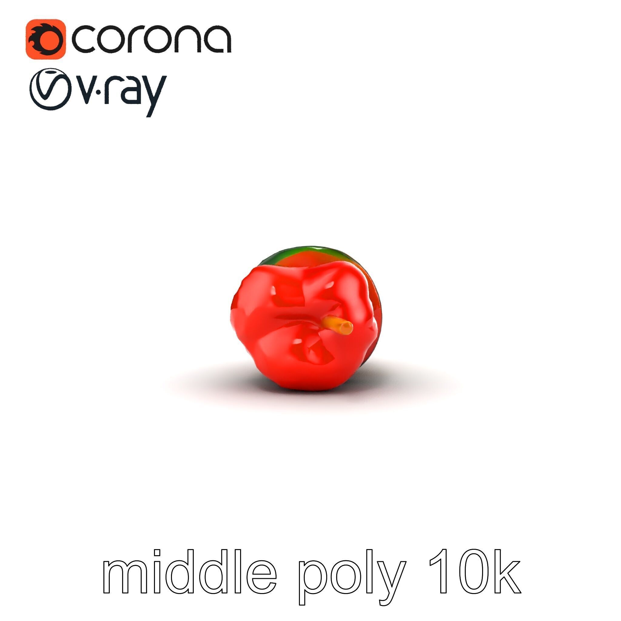 Vegetable Skewer Lifelike Texture model pack Low-poly 3D model_26
