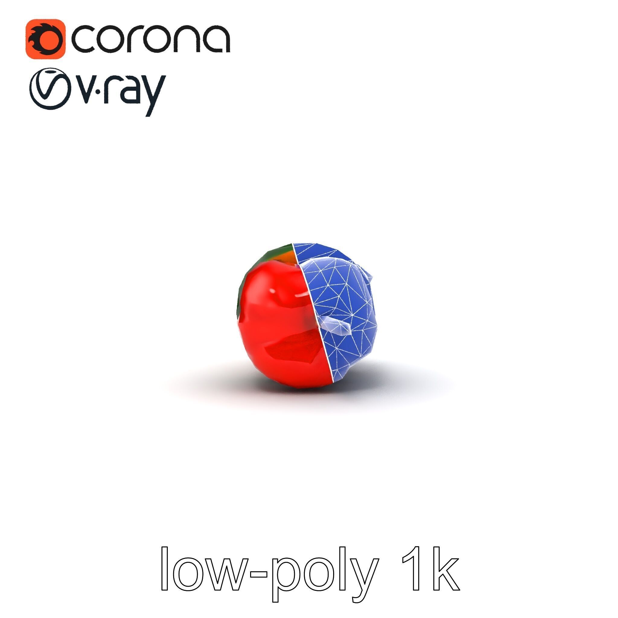 Vegetable Skewer Lifelike Texture model pack Low-poly 3D model_27