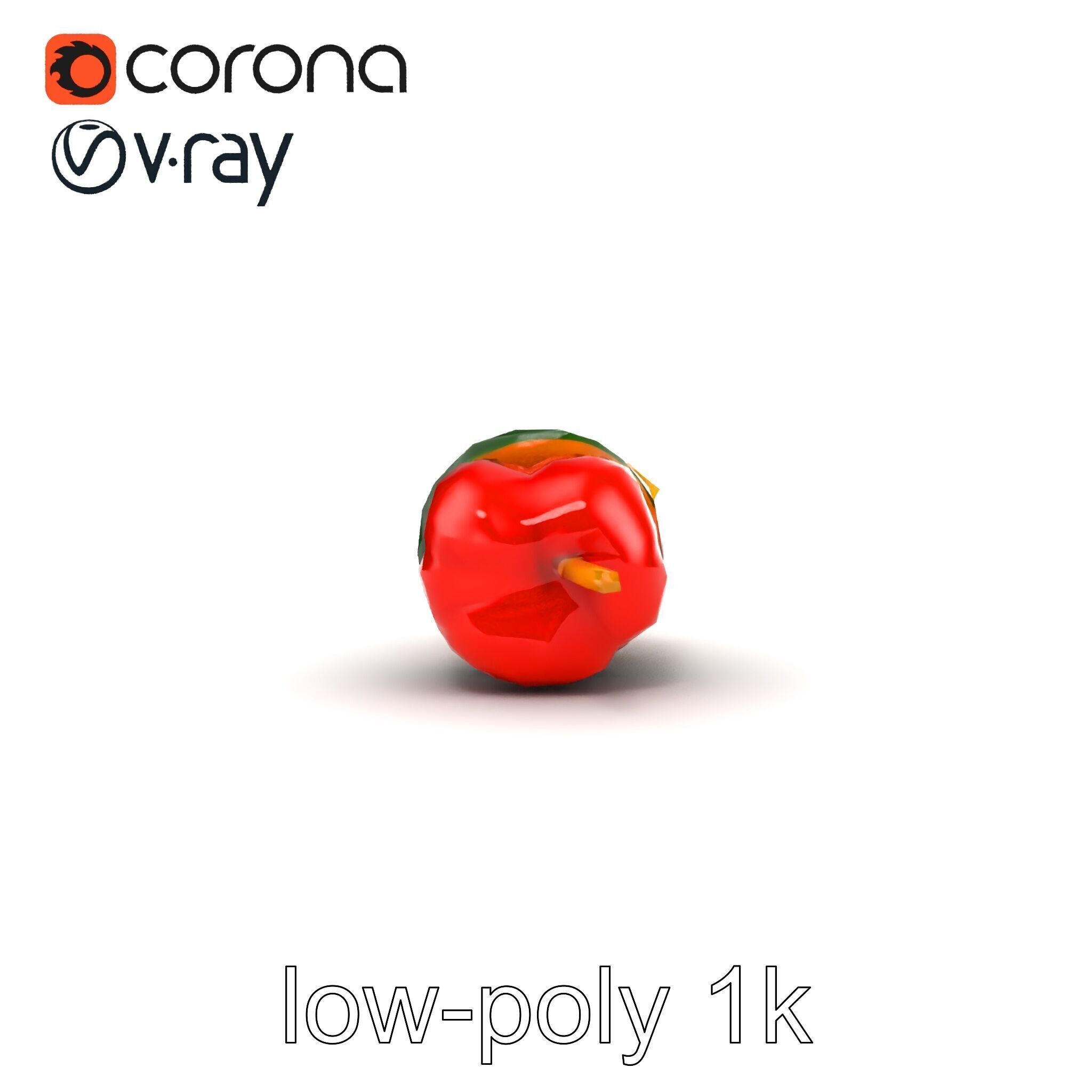 Vegetable Skewer Lifelike Texture model pack Low-poly 3D model_17