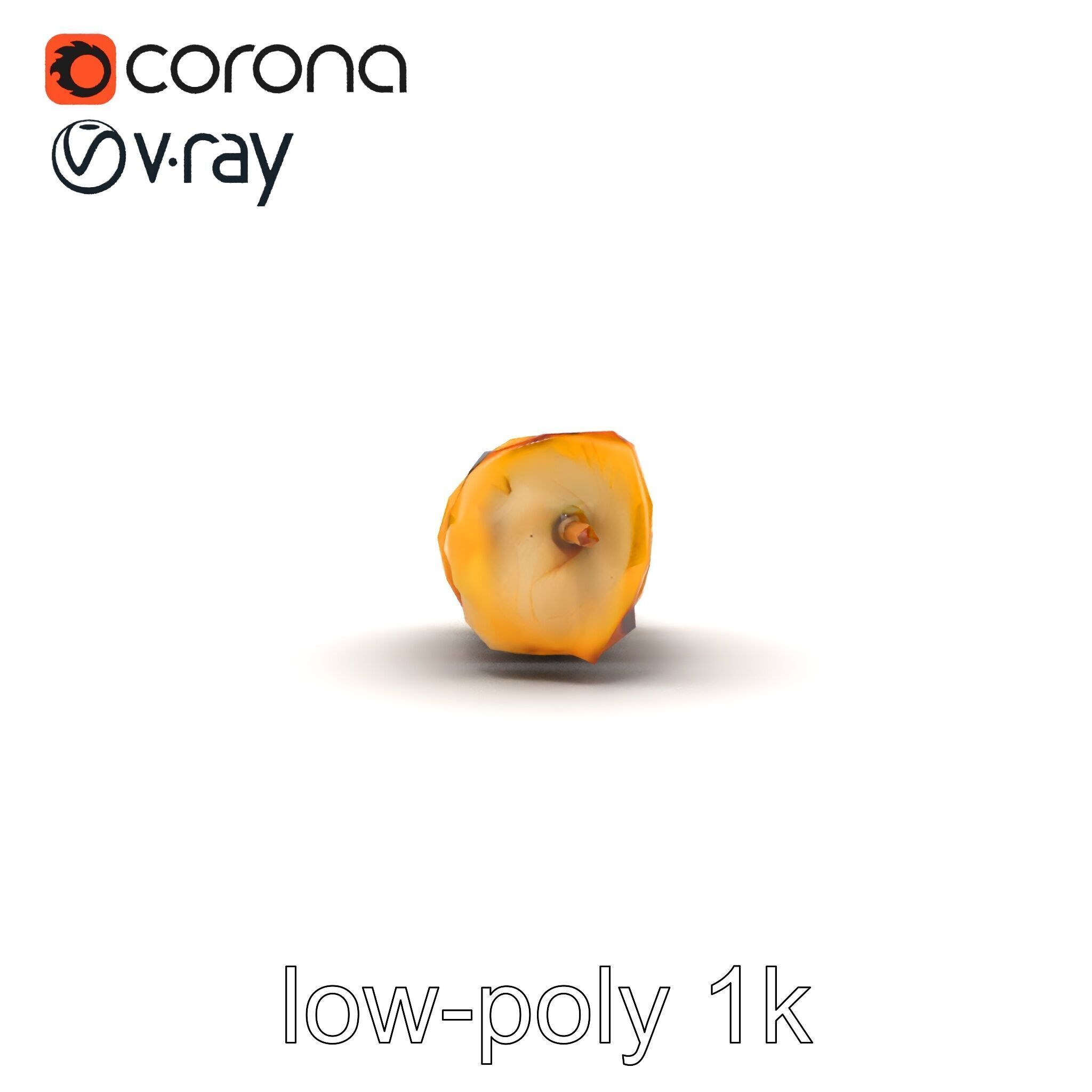 Chicken Kebab Realistic Food Sculpture Model Pack Low-poly 3D model_13