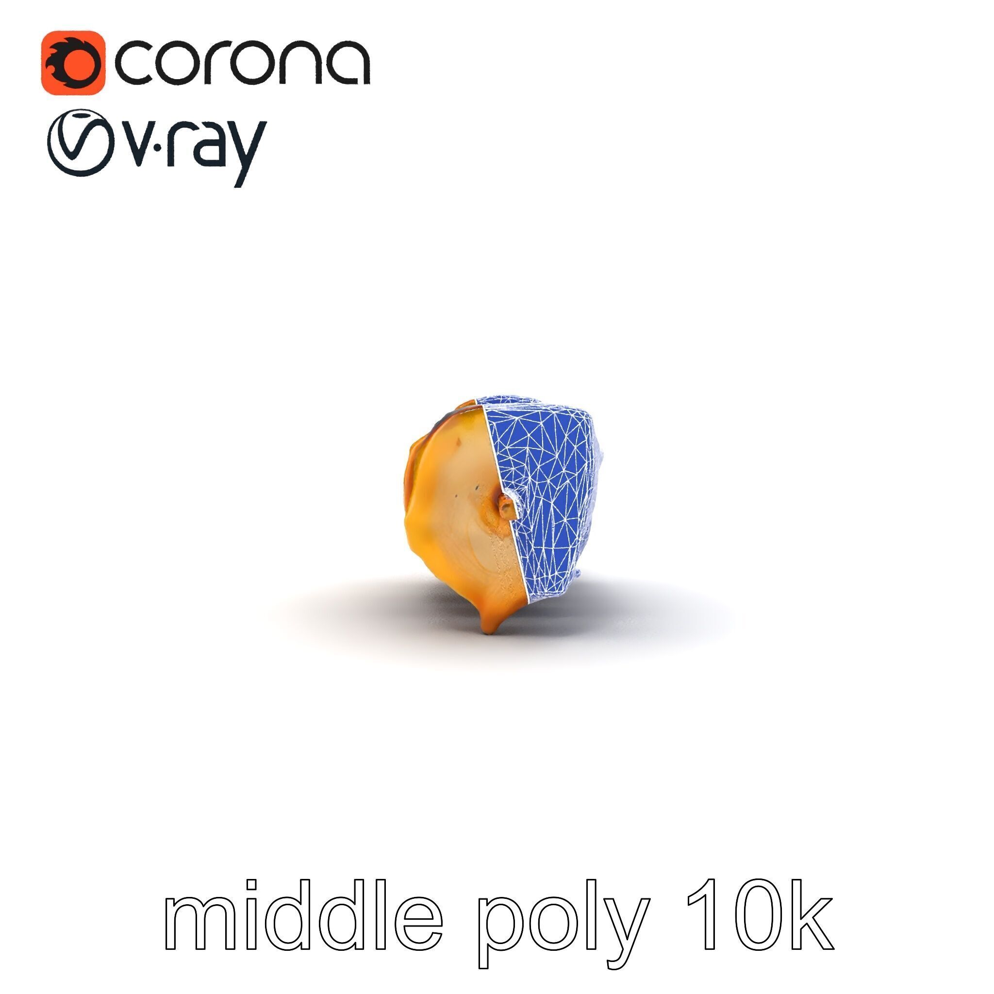Chicken Kebab Realistic Food Sculpture Model Pack Low-poly 3D model_12