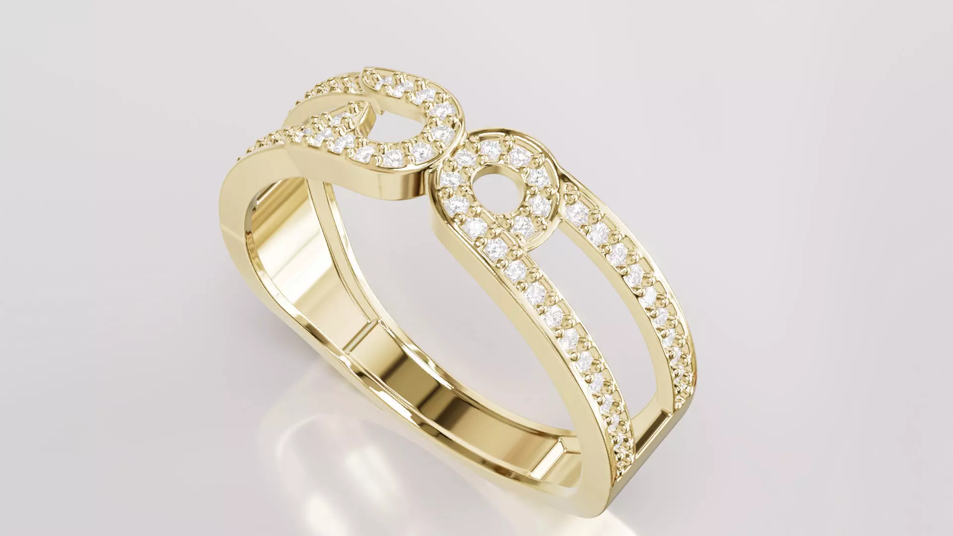 Jewelry Diamond Ring Model RG99 Free 3D print model