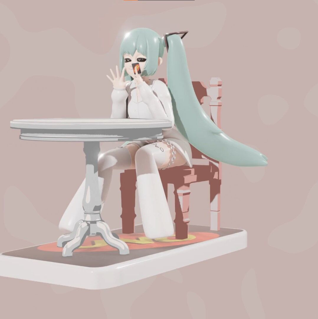 Mimukauwa - Miku uno 3D print model_1