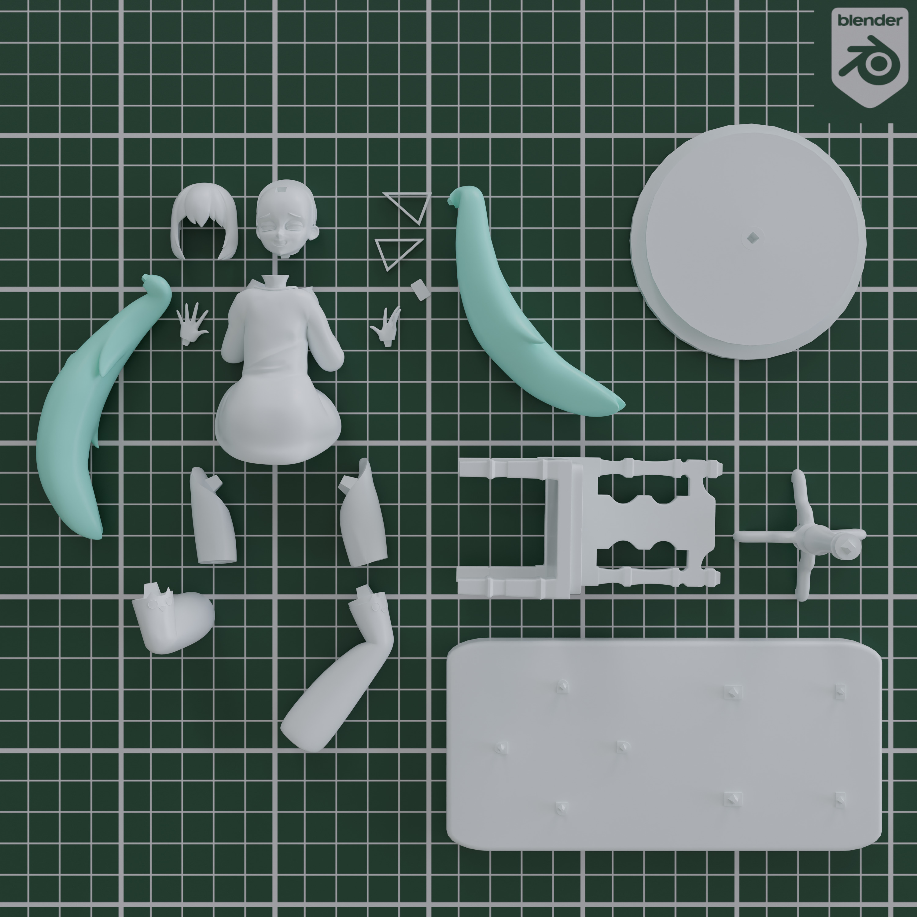 Mimukauwa - Miku uno 3D print model_6