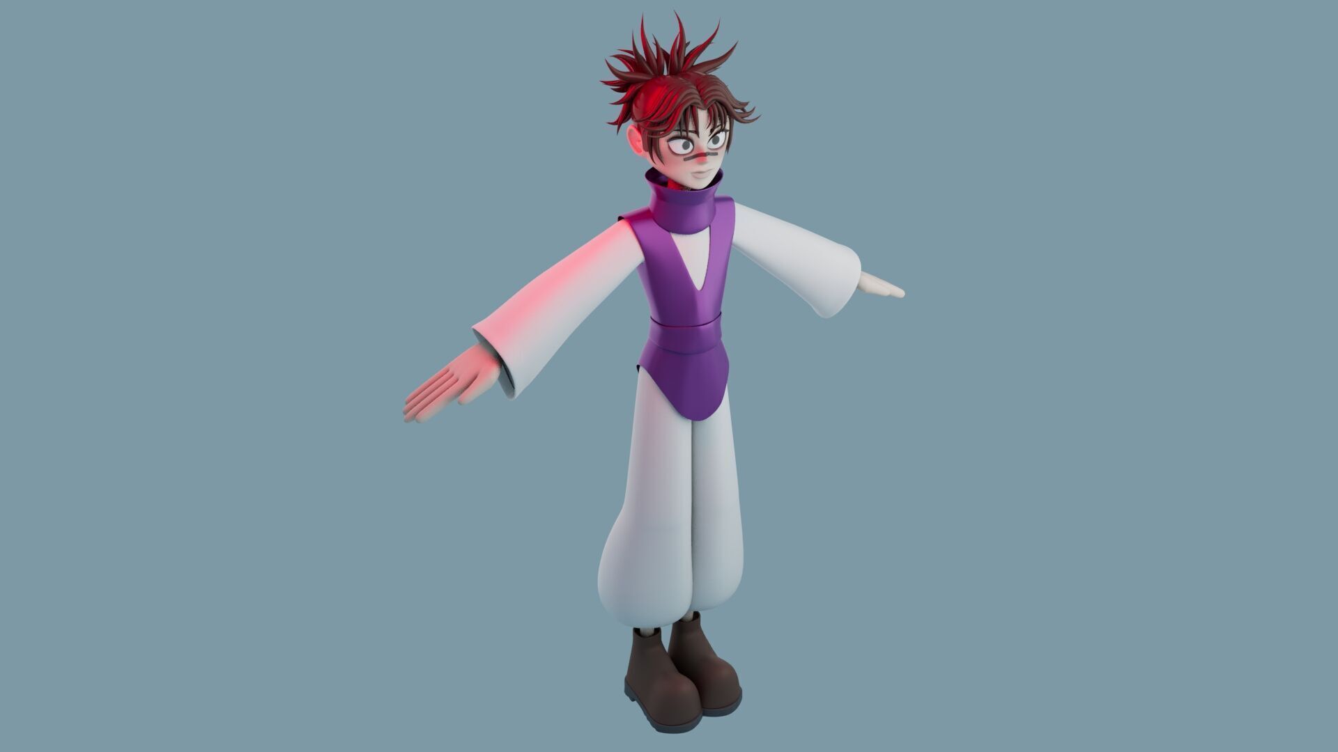 choso jujutsu kaisen stylized form 3D model_10
