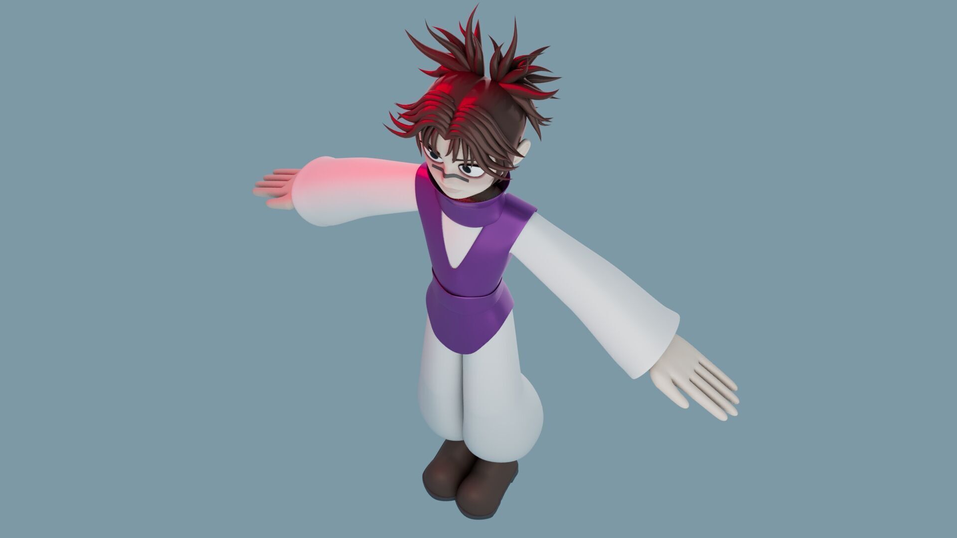choso jujutsu kaisen stylized form 3D model_9
