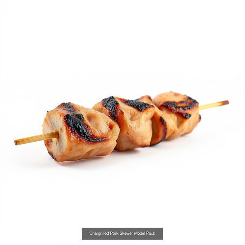 Delicious Skewer 3D Models Collection 3D Model Pack 4