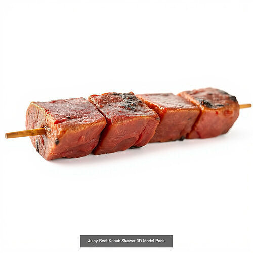 Delicious Skewer 3D Models Collection 3D Model Pack 6