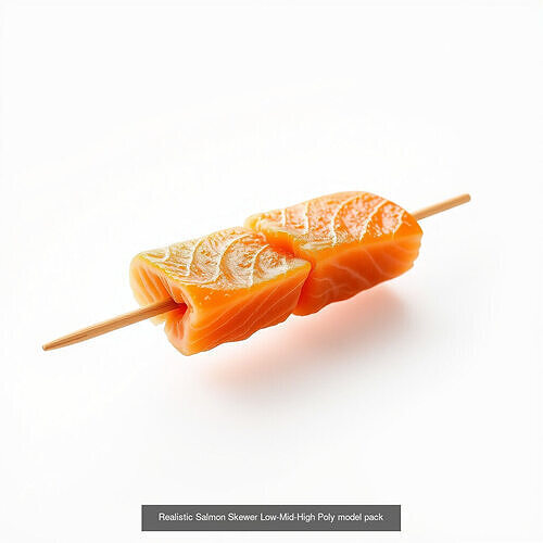 Delicious Skewer 3D Models Collection 3D Model Pack 5