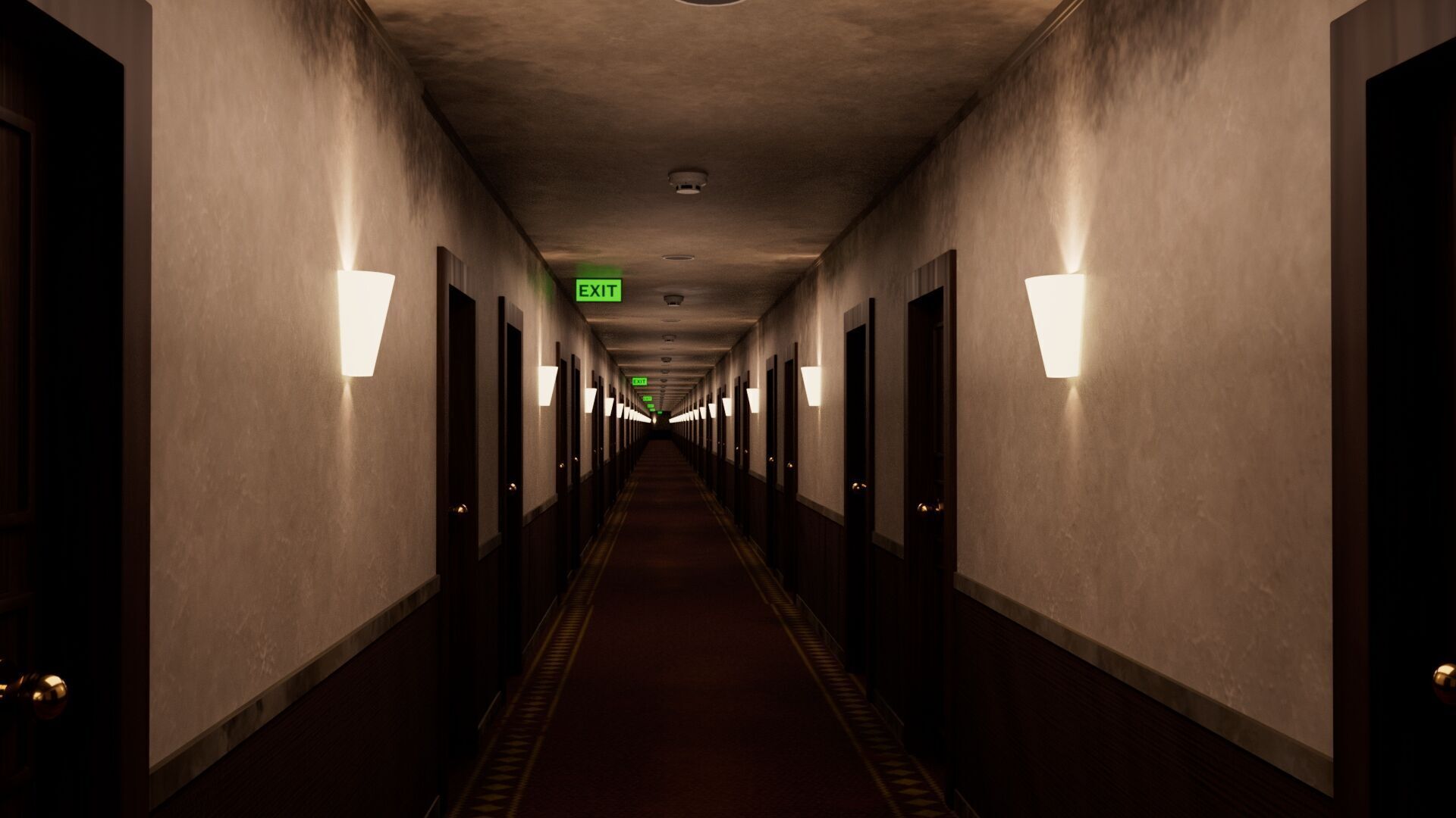 The Endless Corridor 3D model_1