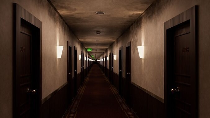 The Endless Corridor 3D model