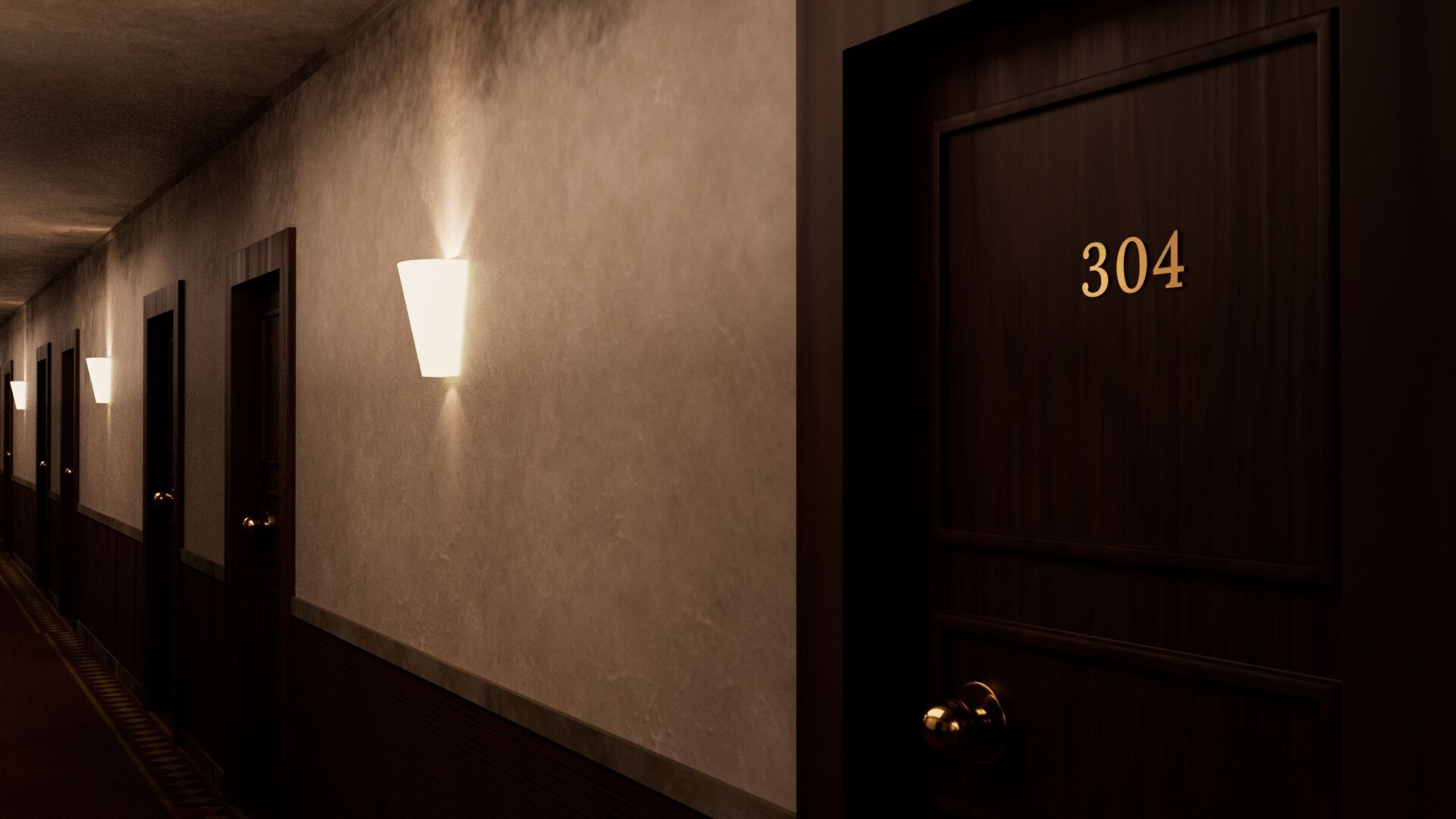 The Endless Corridor 3D model_3