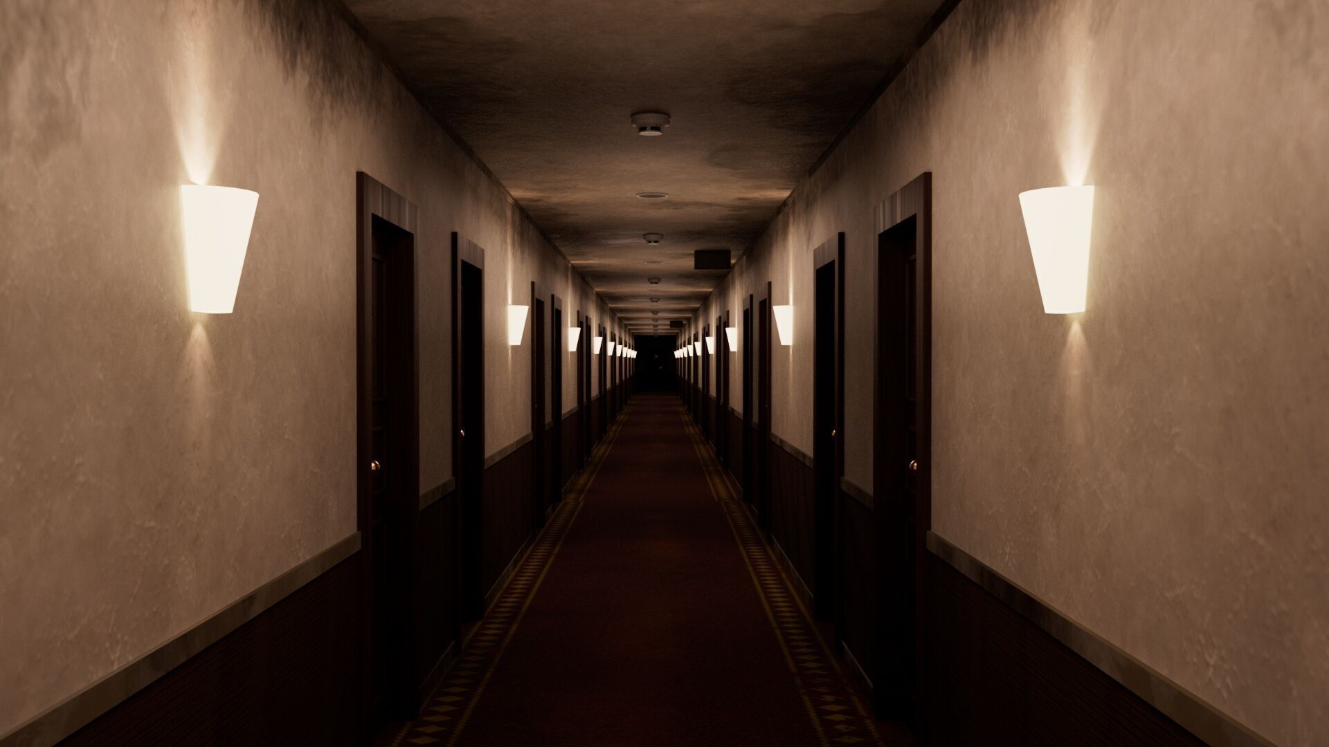 The Endless Corridor 3D model_2