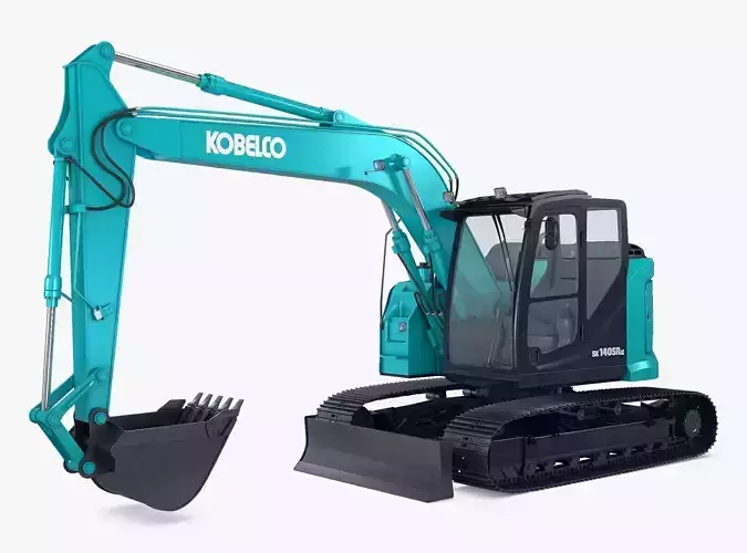 Kobelco SK140SRLC-7 Excavator 2020 M 1 3D model
