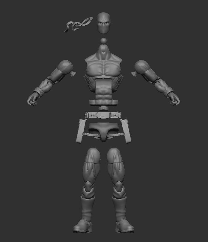 ML Crossbone - 3d scanned toy for educational purpose 3D print model_2