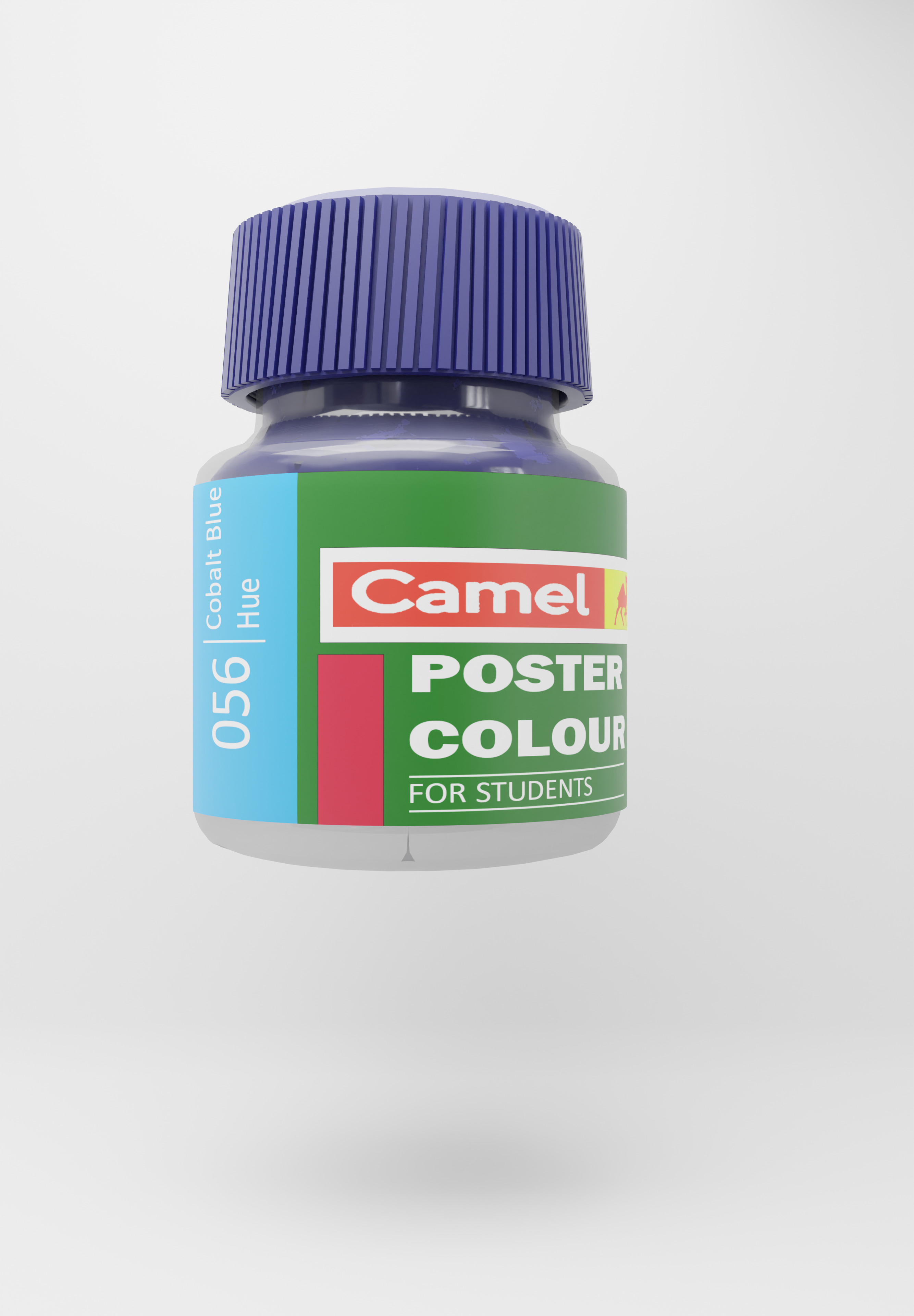 Camlin Kukoyu Poster Colours - A Vibrant 3D Showcase Low-poly 3D model_4