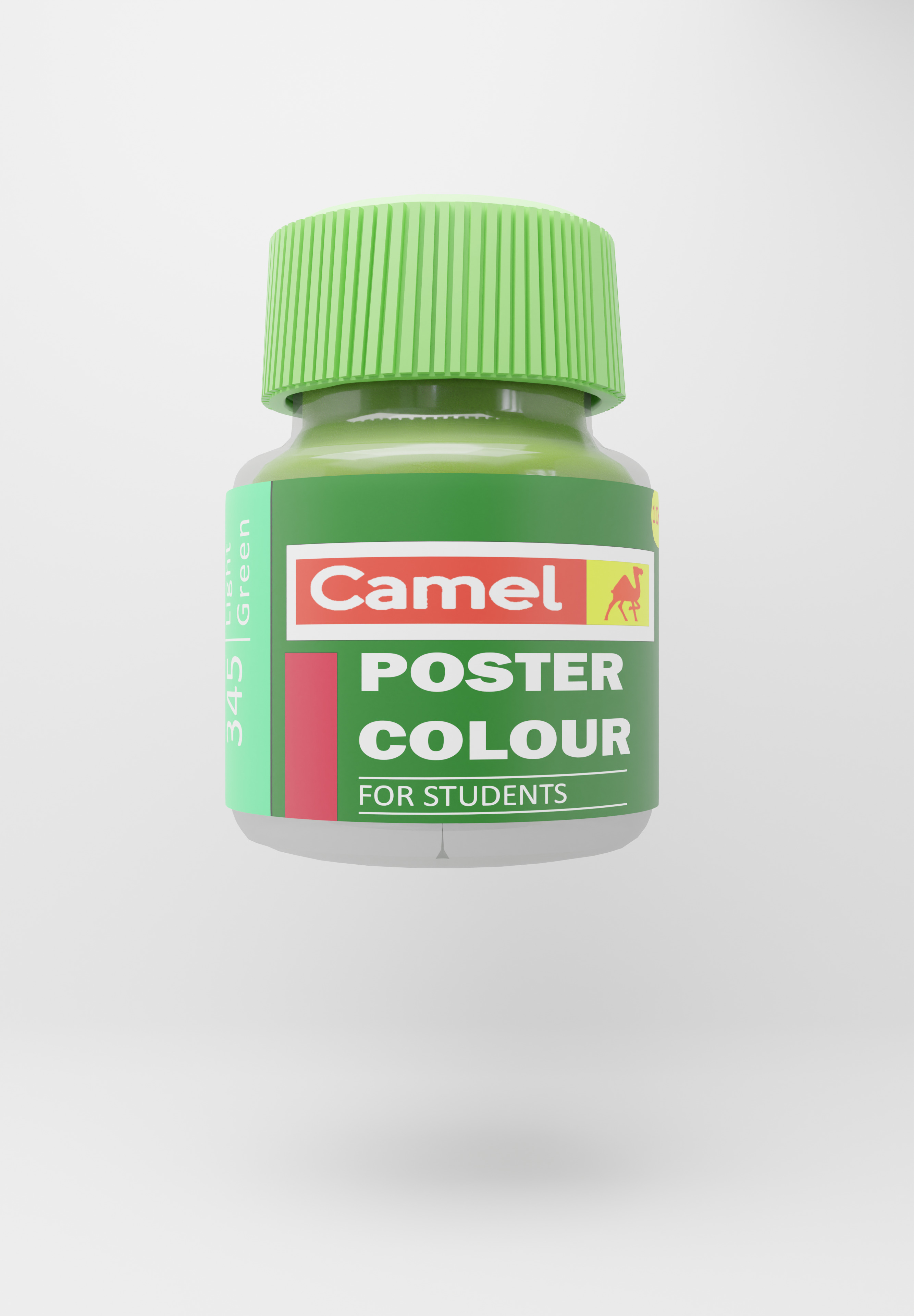 Camlin Kukoyu Poster Colours - A Vibrant 3D Showcase Low-poly 3D model_6