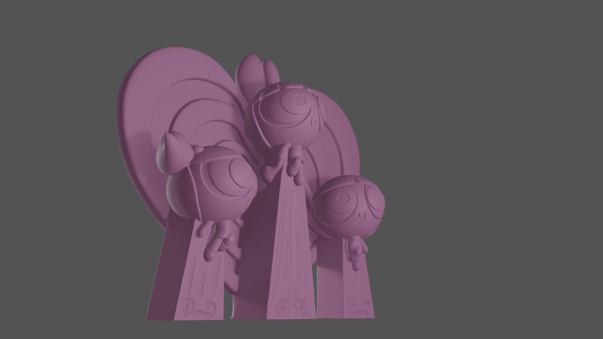 Power Puff Girls - Statue 3D print model_2