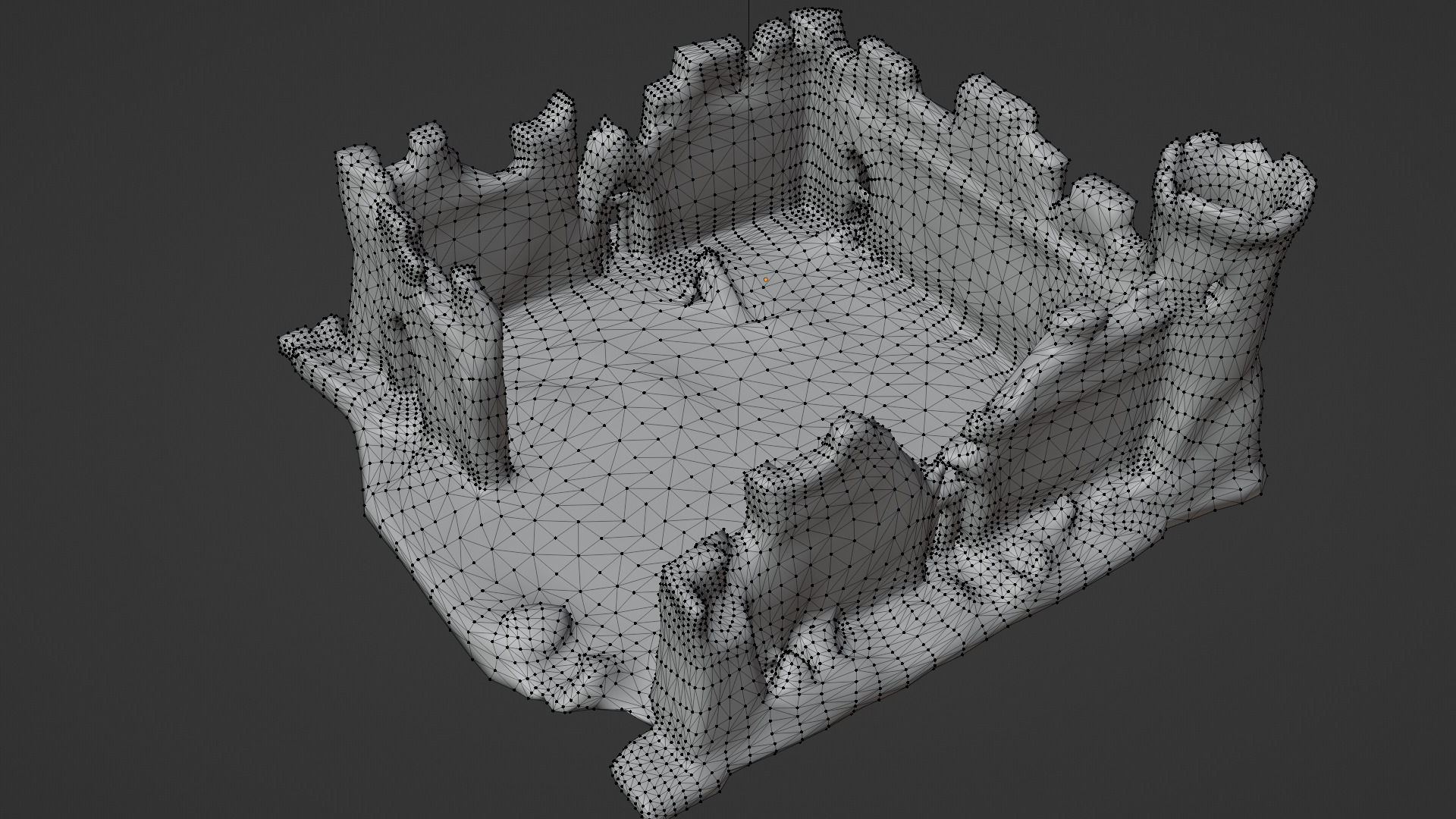 medieval castle 02 Low-poly 3D model_2