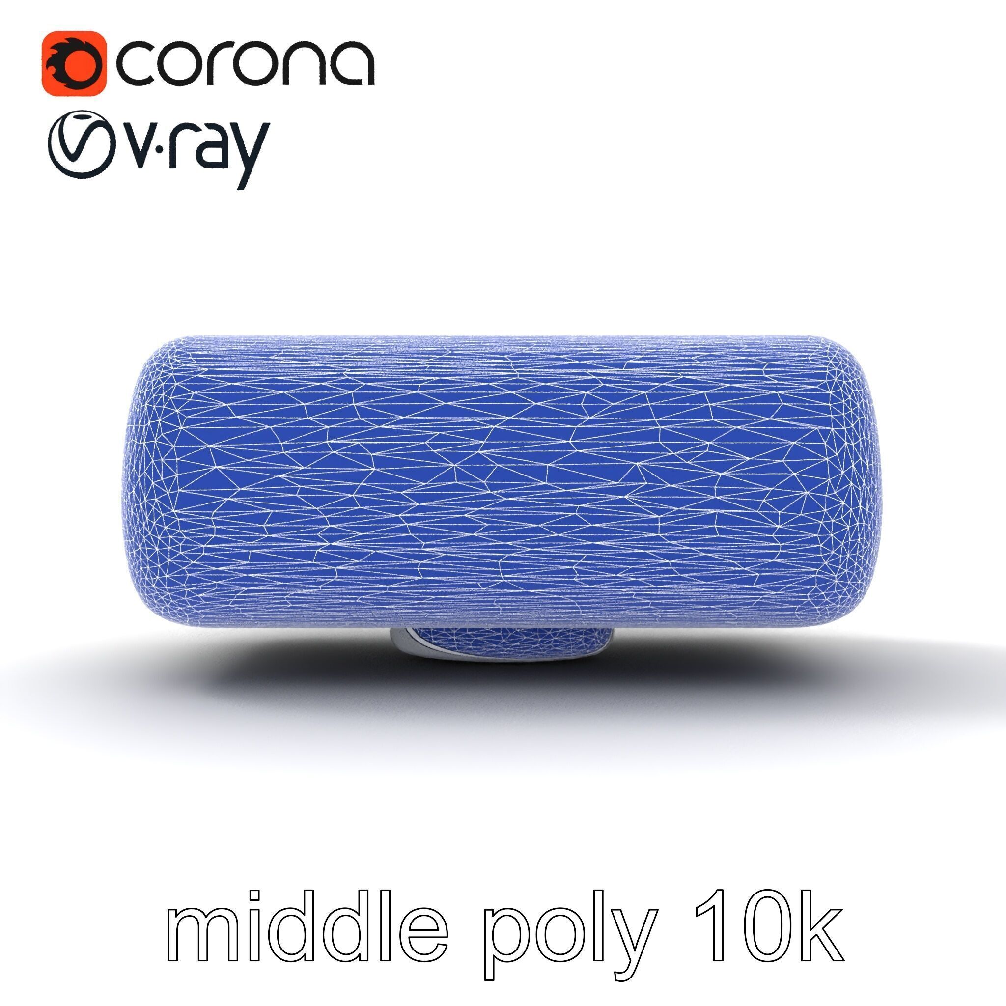 Curved Rectangle Smooth Edges model pack Low-poly 3D model_32