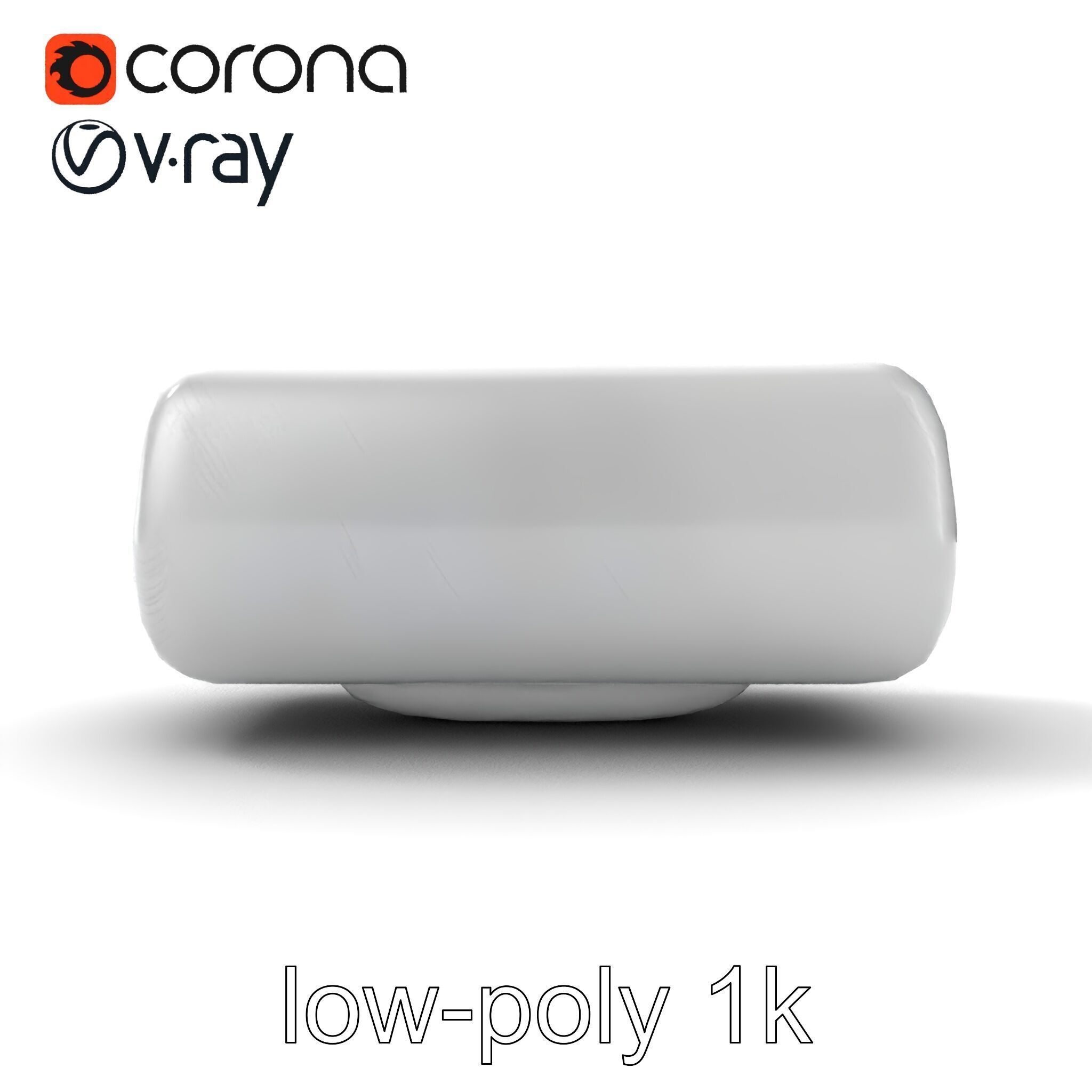 Curved Rectangle Smooth Edges model pack Low-poly 3D model_21